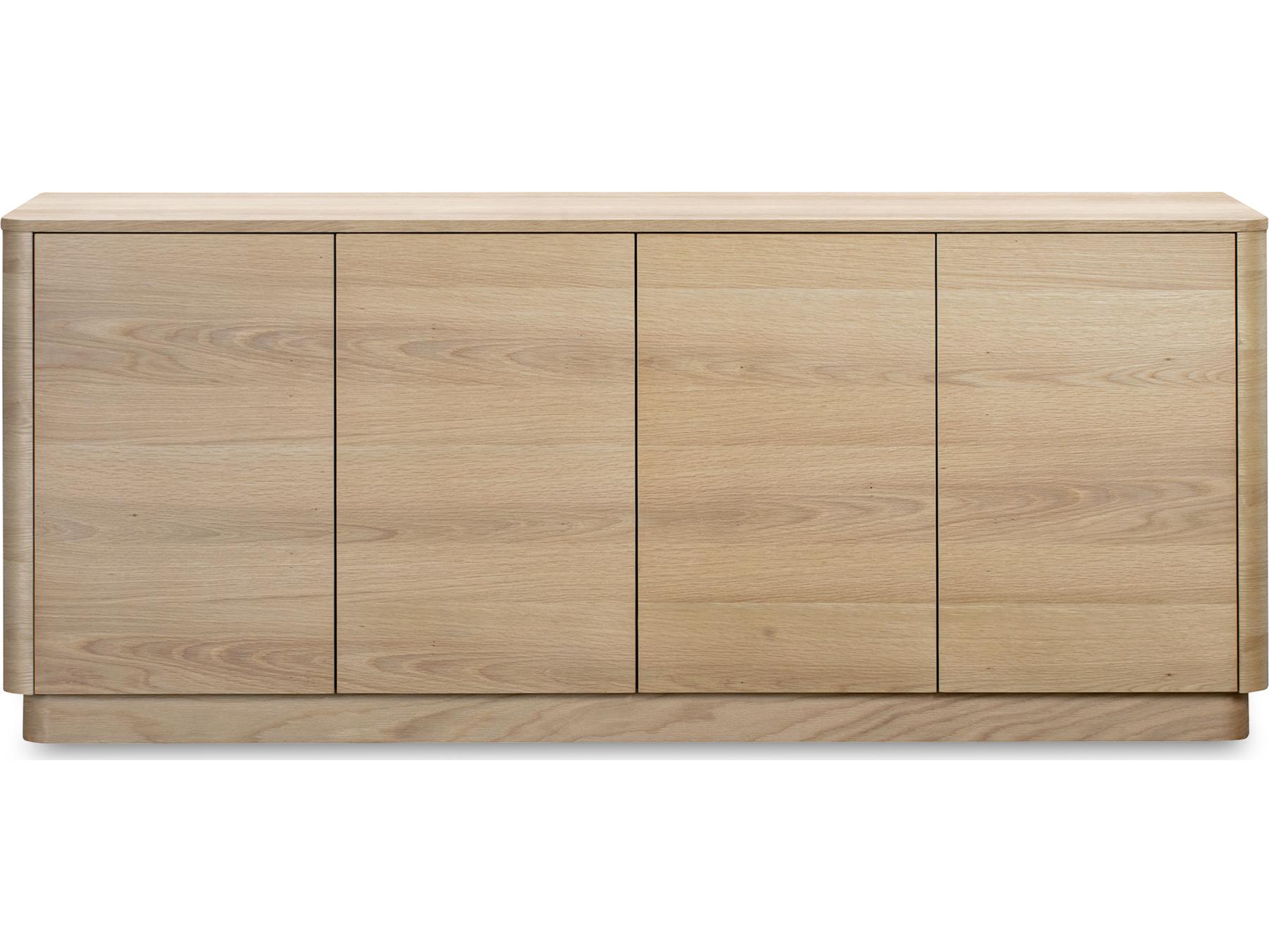 Moe's Home Round Off 72" Oak Wood Natural Sideboard