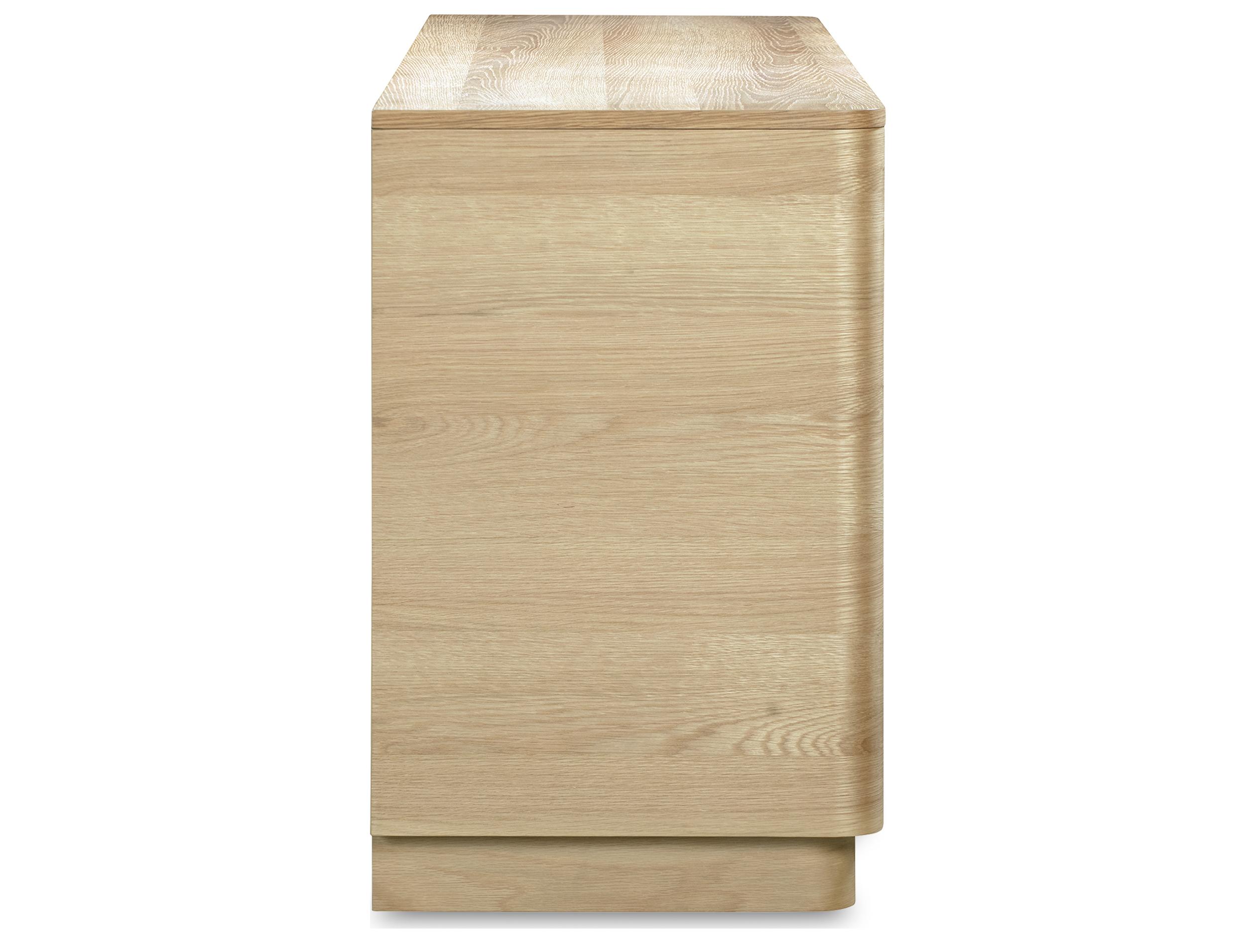 Moe's Home Round Off 72" Oak Wood Natural Sideboard