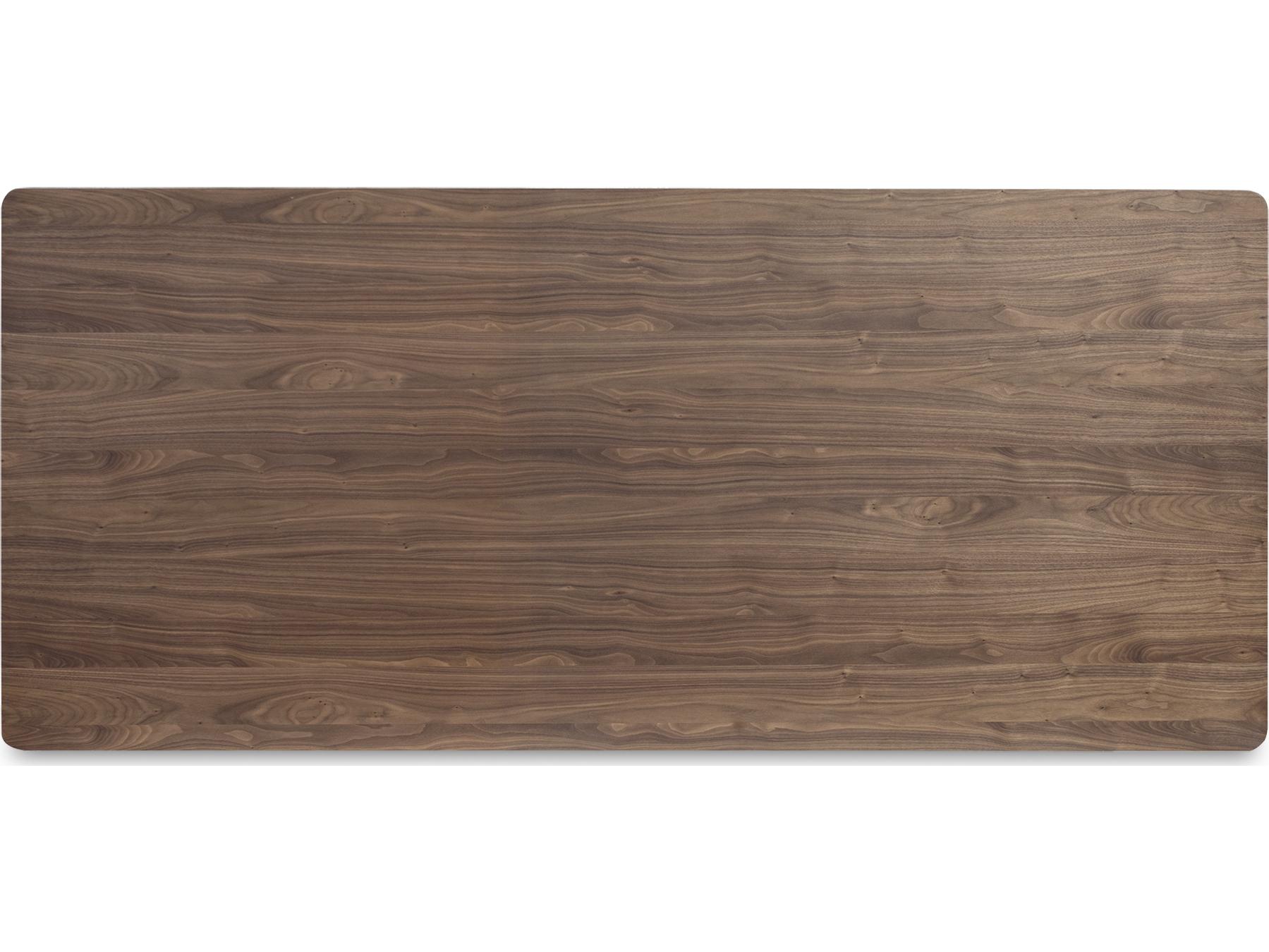 Moe's Home Round Off Rectangular Wood Brown Dining Table