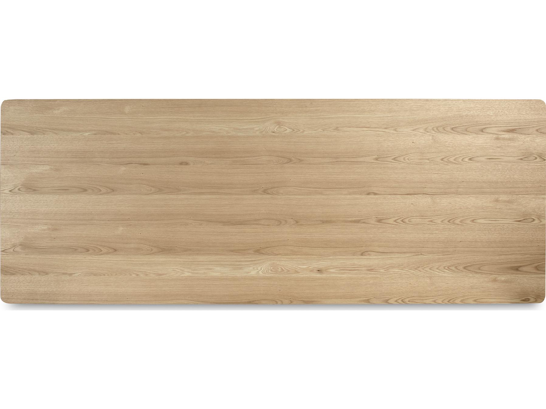 Moe's Home Round Off Rectangular Wood Natural Dining Table