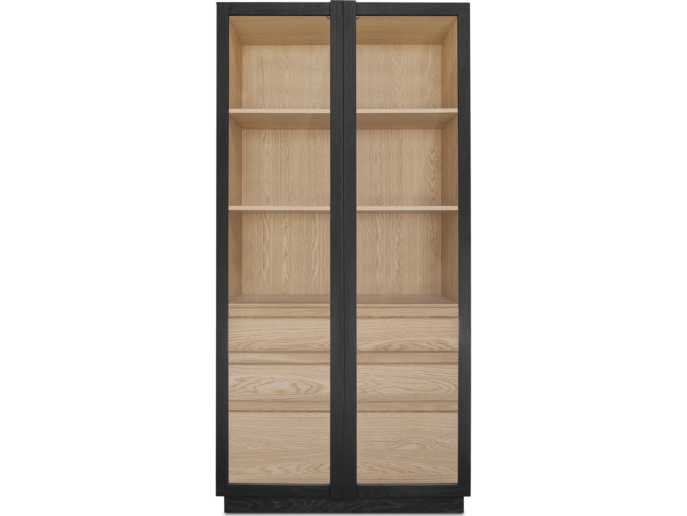 Moe's Home Charlotte 40" Black Tall Cabinet
