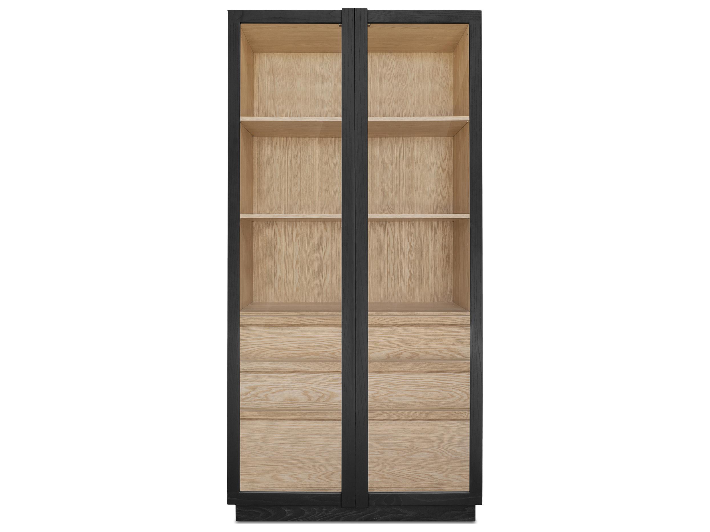 Moe's Home Charlotte 40" Black Tall Cabinet