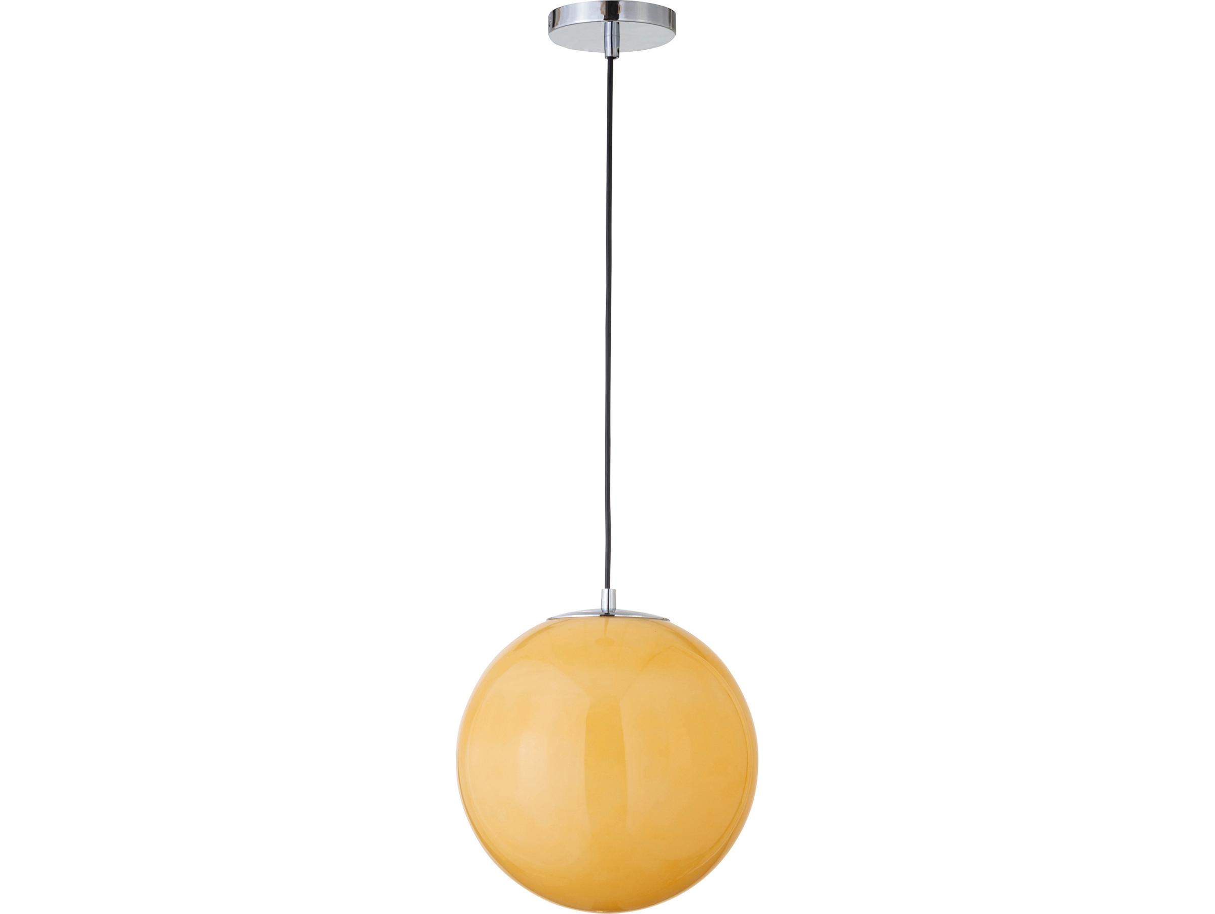 Moe's Home Ida 1-Light Yellow Globe Pendant