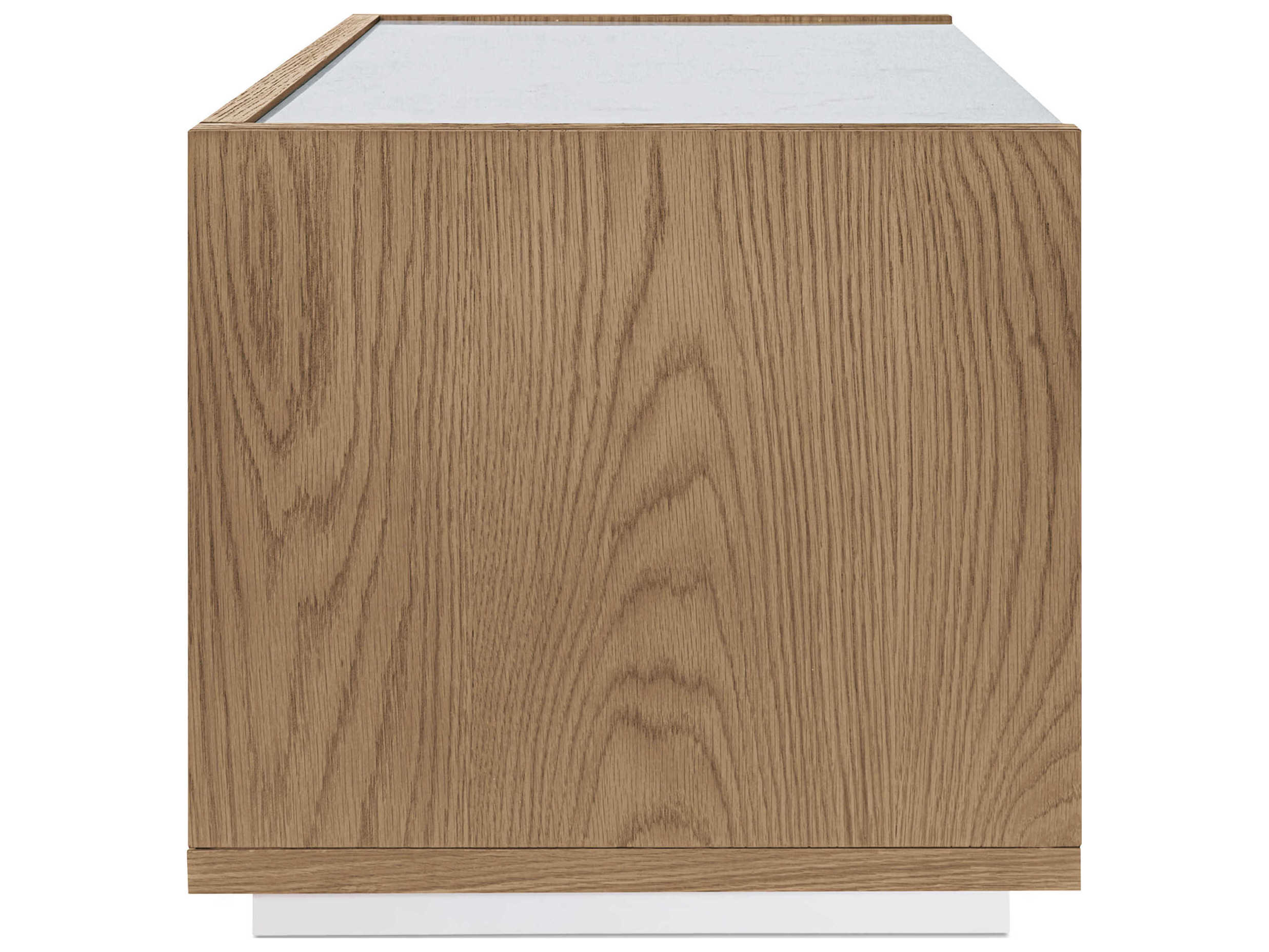 Moe's Home Ashcroft 2-Drawers Oak Wood Nightstand