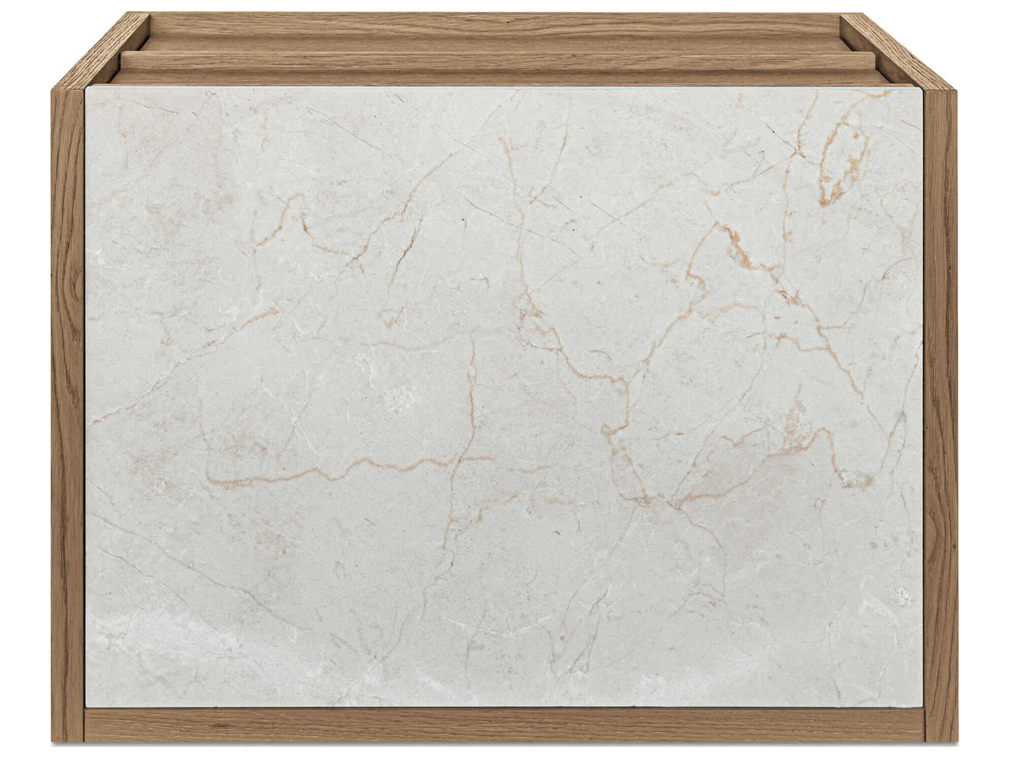 Moe's Home Ashcroft 2-Drawers Oak Wood Nightstand