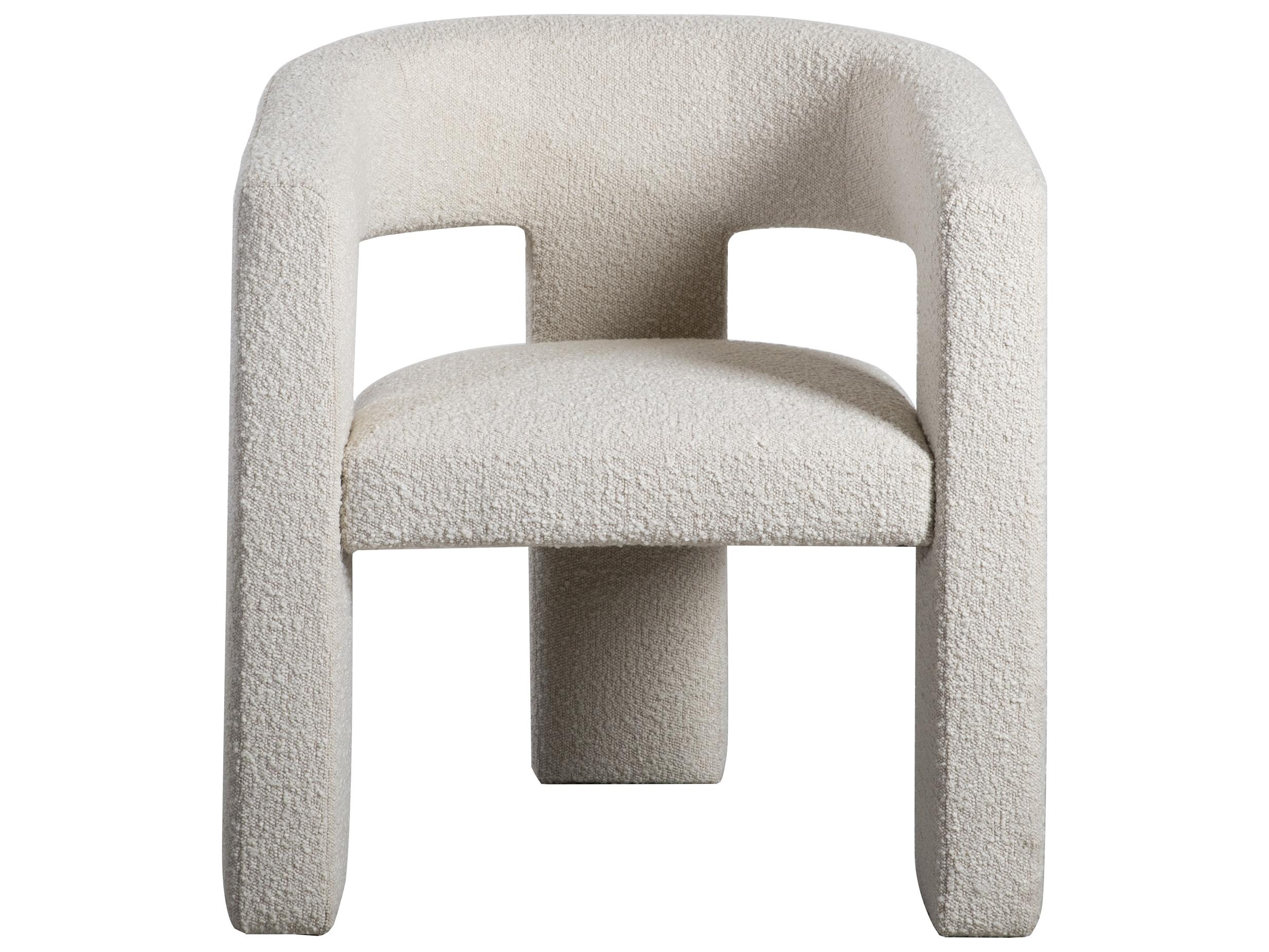 Moe's Home White Fabric Accent Chair