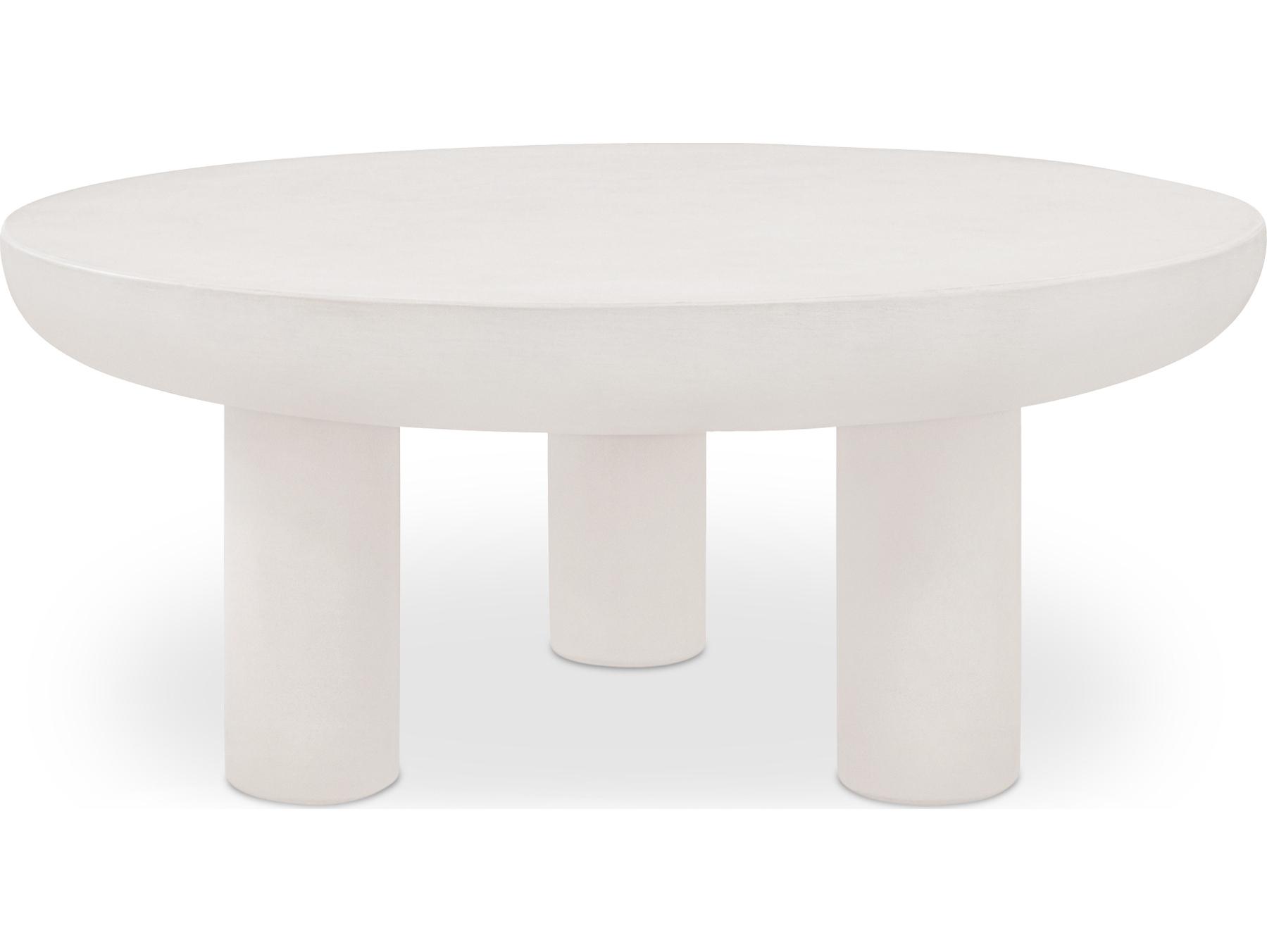Moe's Home Rocca Round Concrete Coffee Table