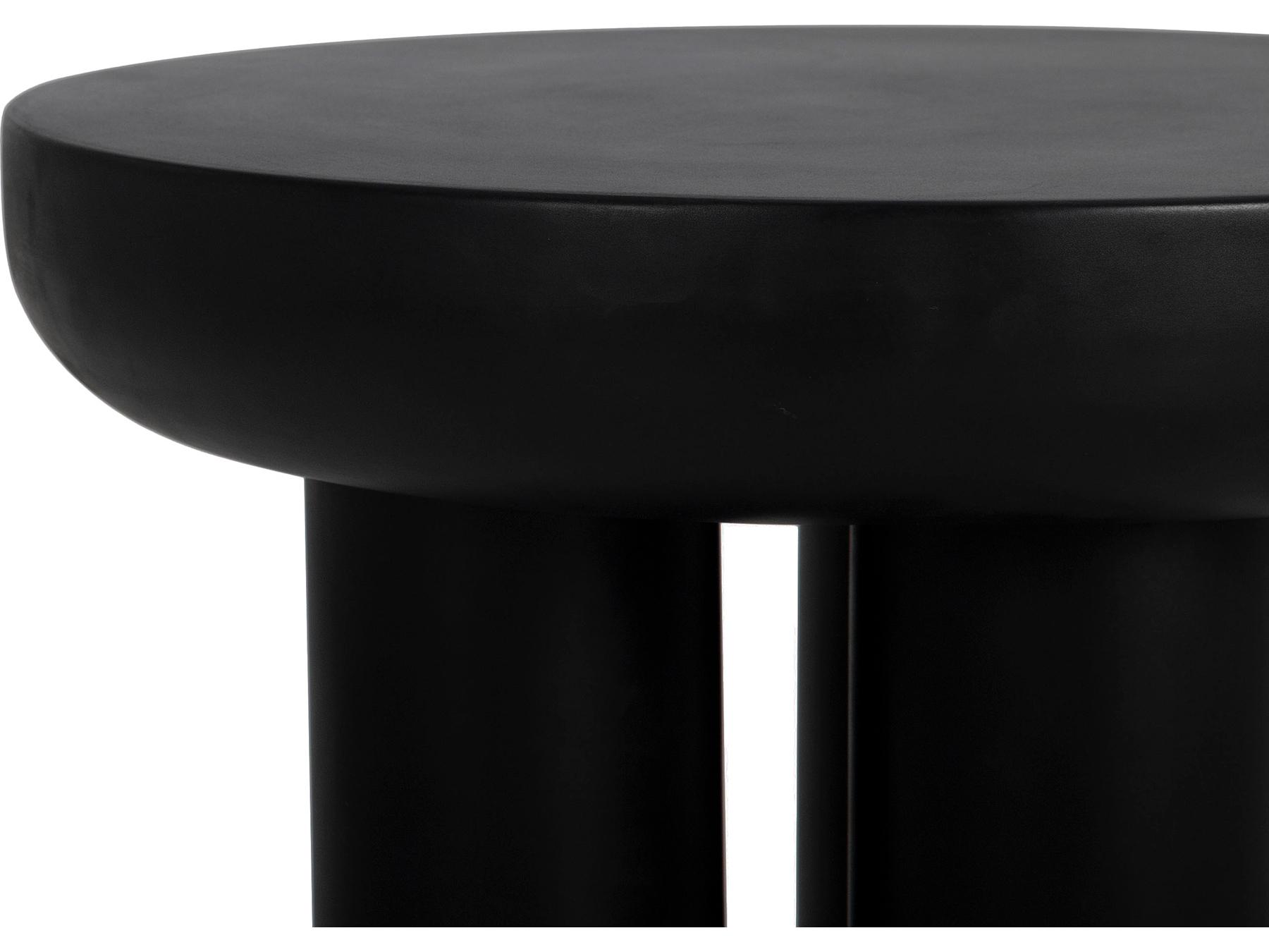 Moe's Home Rocca Side Table Black
