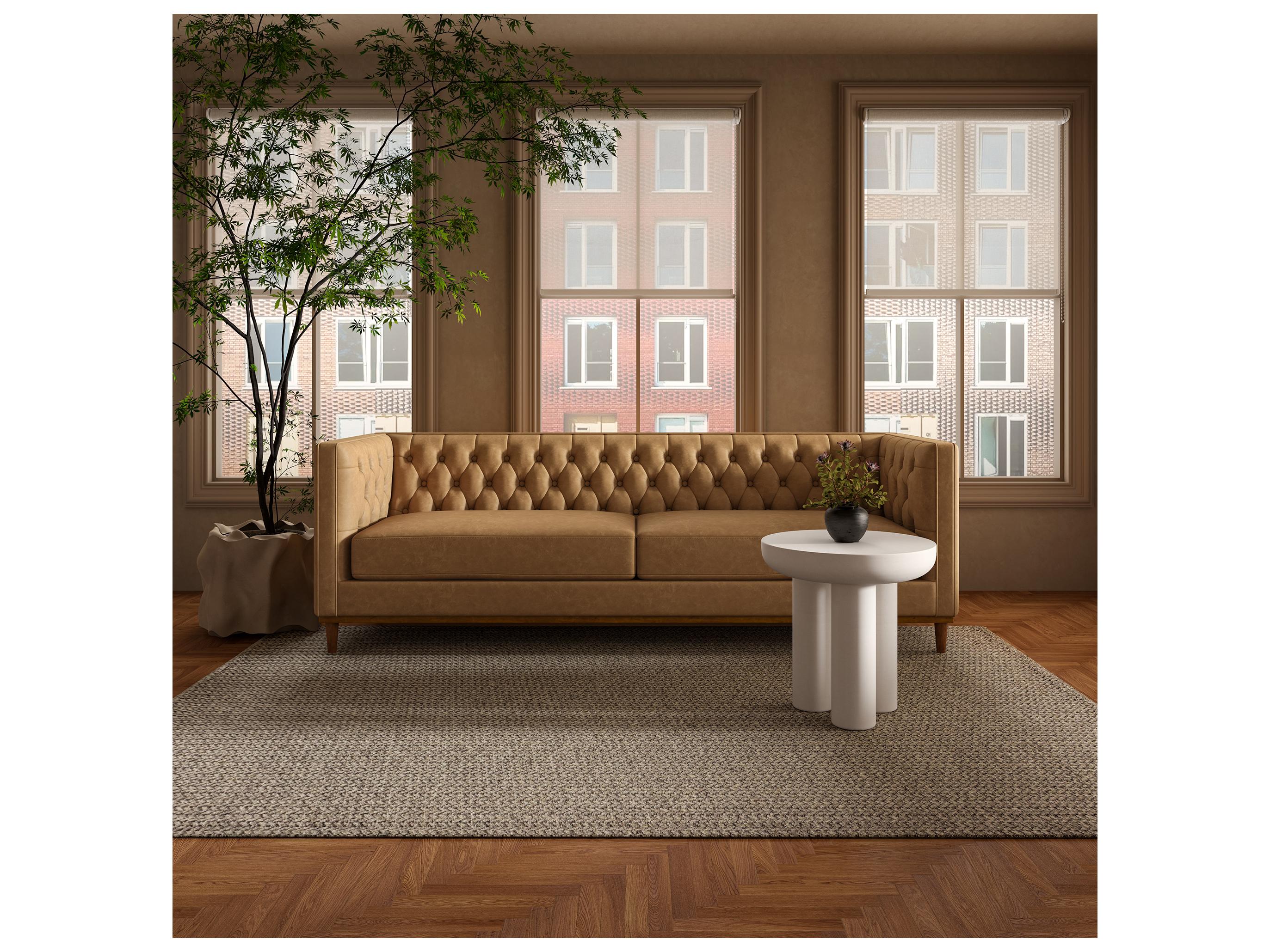 Moe's Home Rocca Round Ceramic End Table