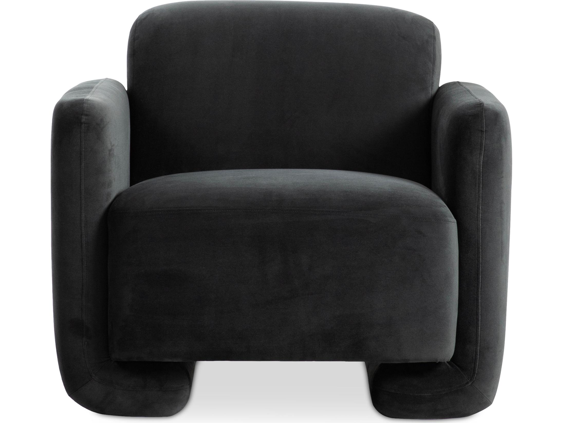 Moe's Home Fallon Gray Fabric Accent Chair