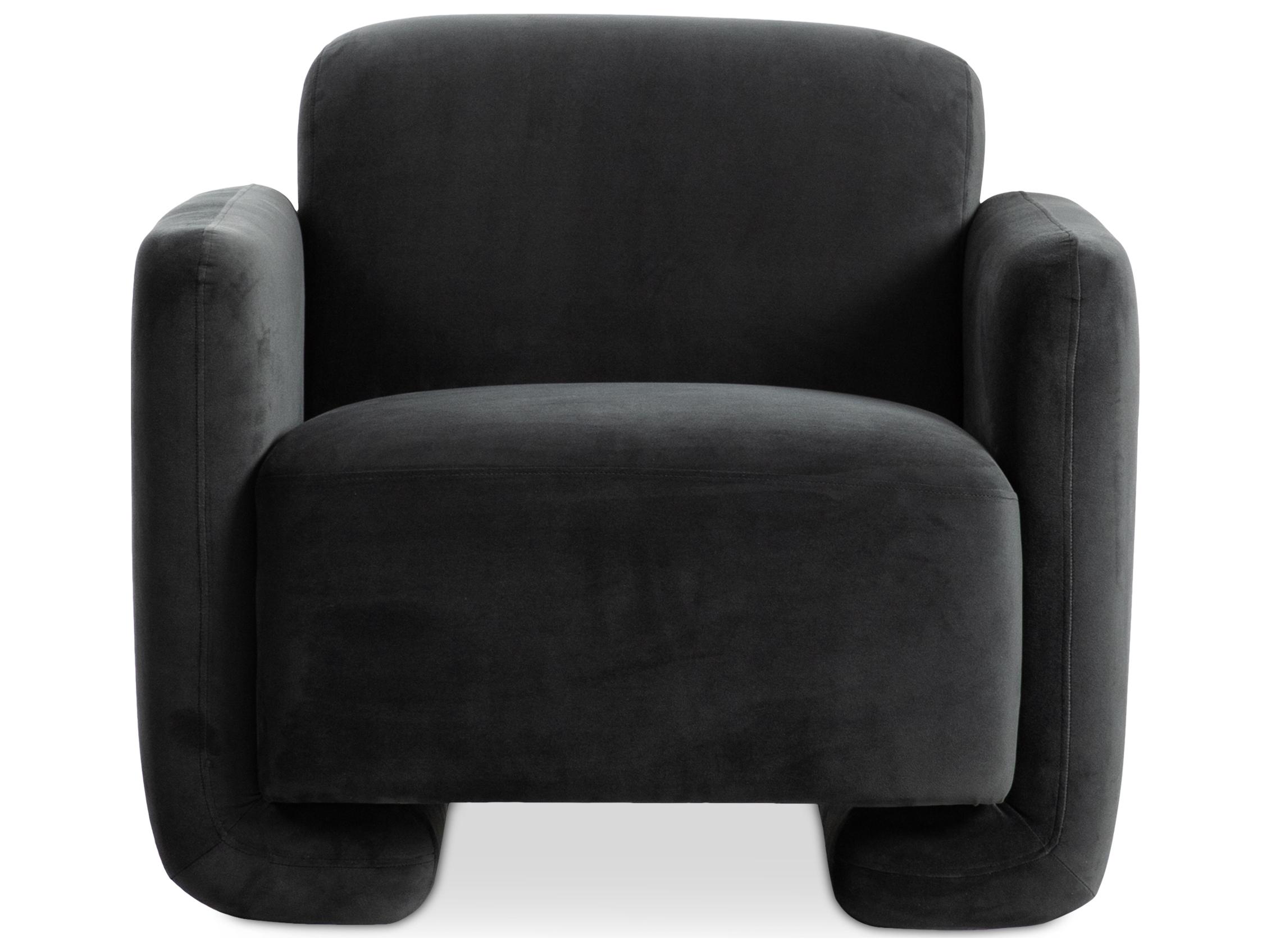 Moe's Home Fallon Gray Fabric Accent Chair