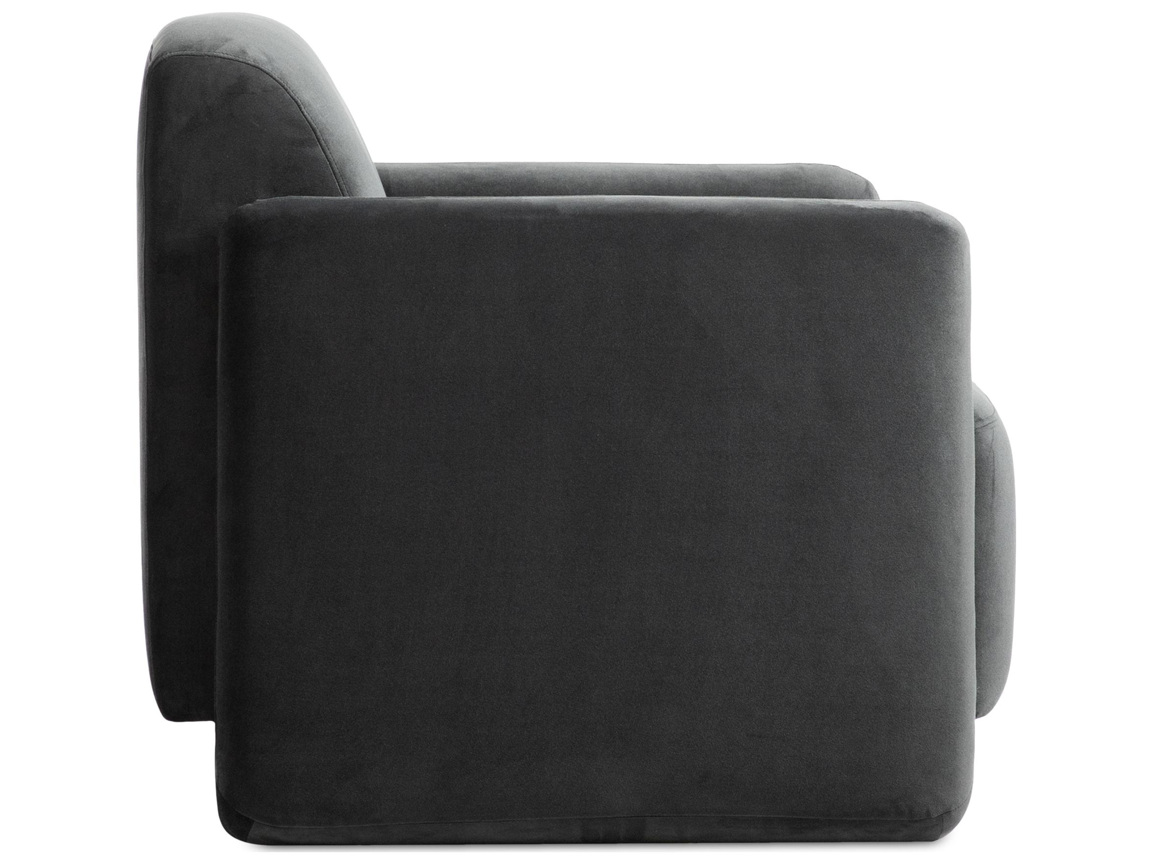 Moe's Home Fallon Gray Fabric Accent Chair