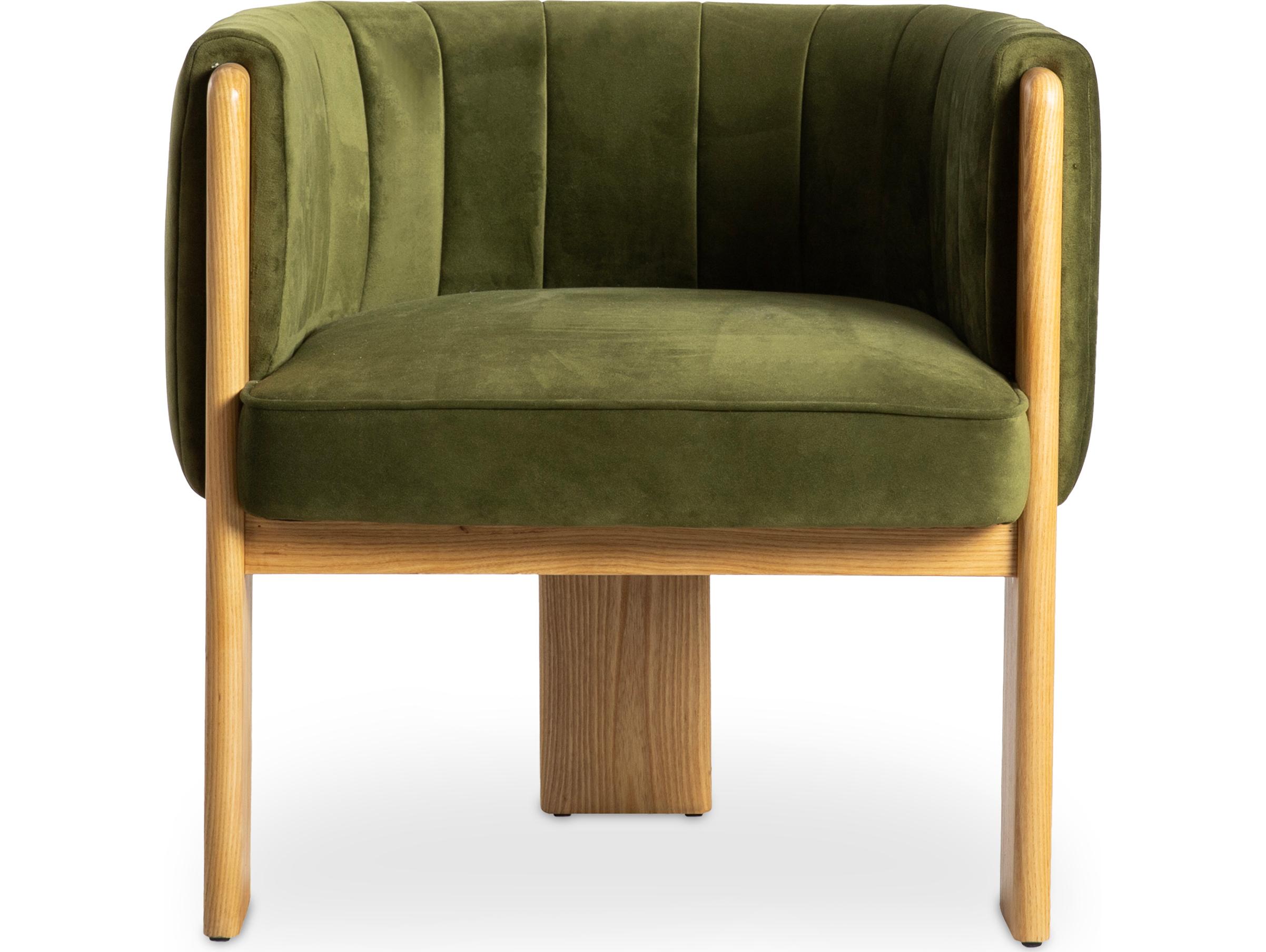 Moe's Home Sofi Green Fabric Accent Chair
