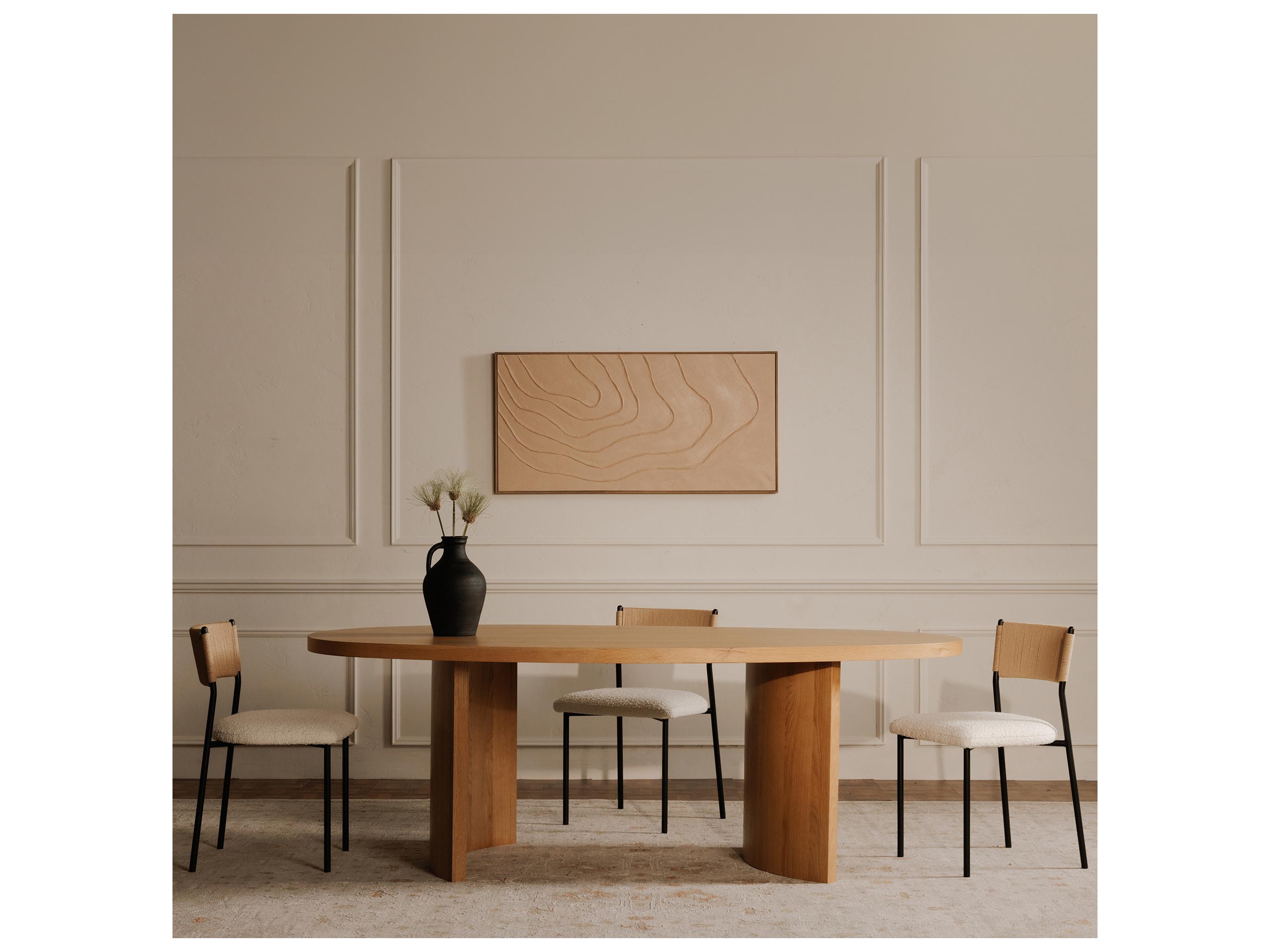 Moe's Home Foley Black Upholstered Armless Dining Chair Set Of Two