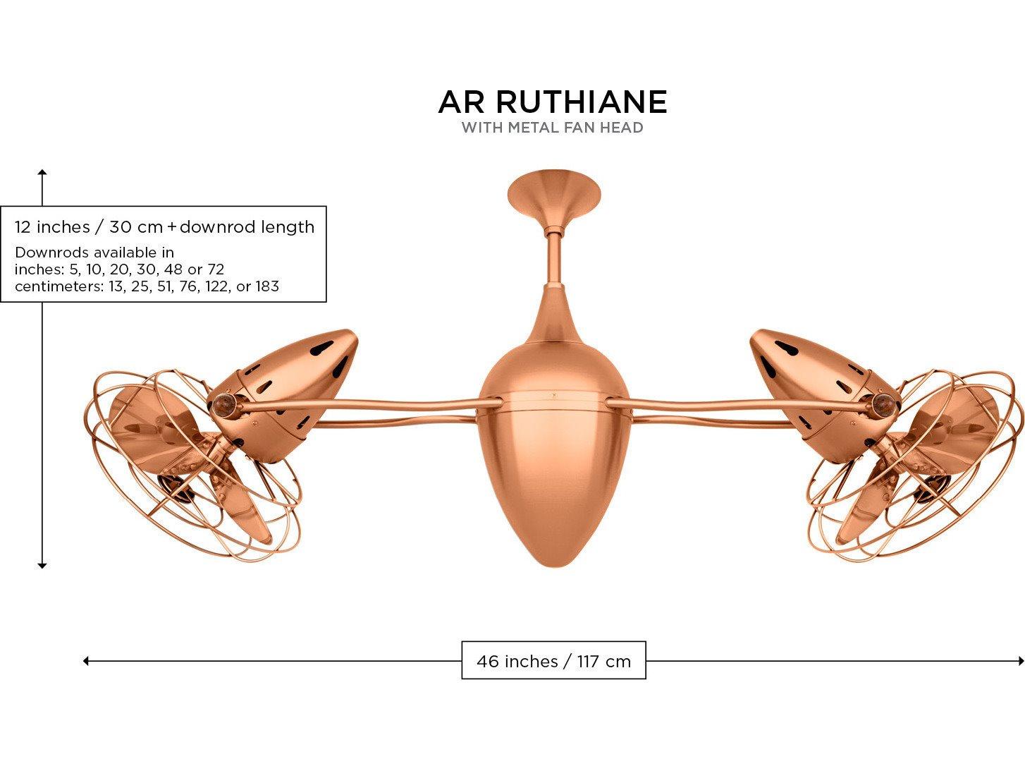 Matthews Fan Ar Ruthiane 46" Ceiling Fan