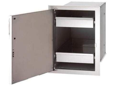 Fire Magic Single Door with Dual Drawer (Left Hinge)