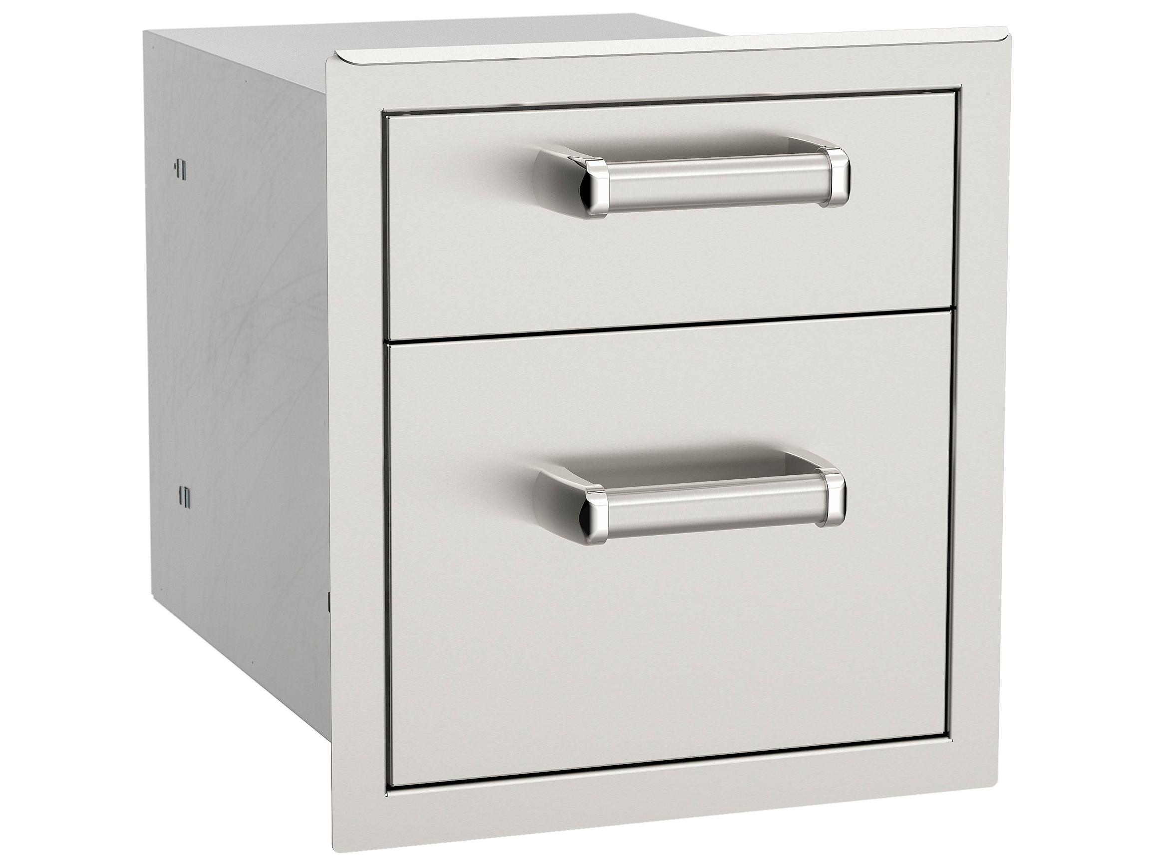 Fire Magic Flush Double Drawer