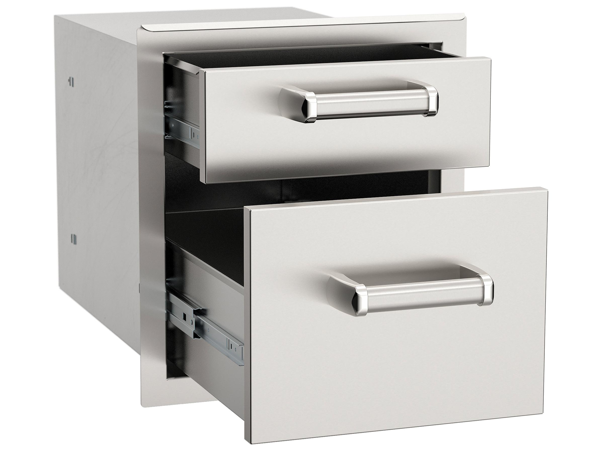 Fire Magic Flush Double Drawer