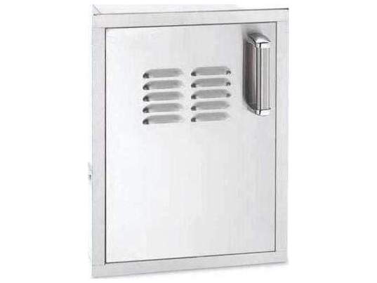 Fire Magic Flush Mounted Single Access Door with Tank Tray & Louvers (Left)