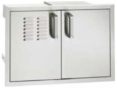 Fire Magic Double Doors with Trash Tray / Louvers & Dual Drawers