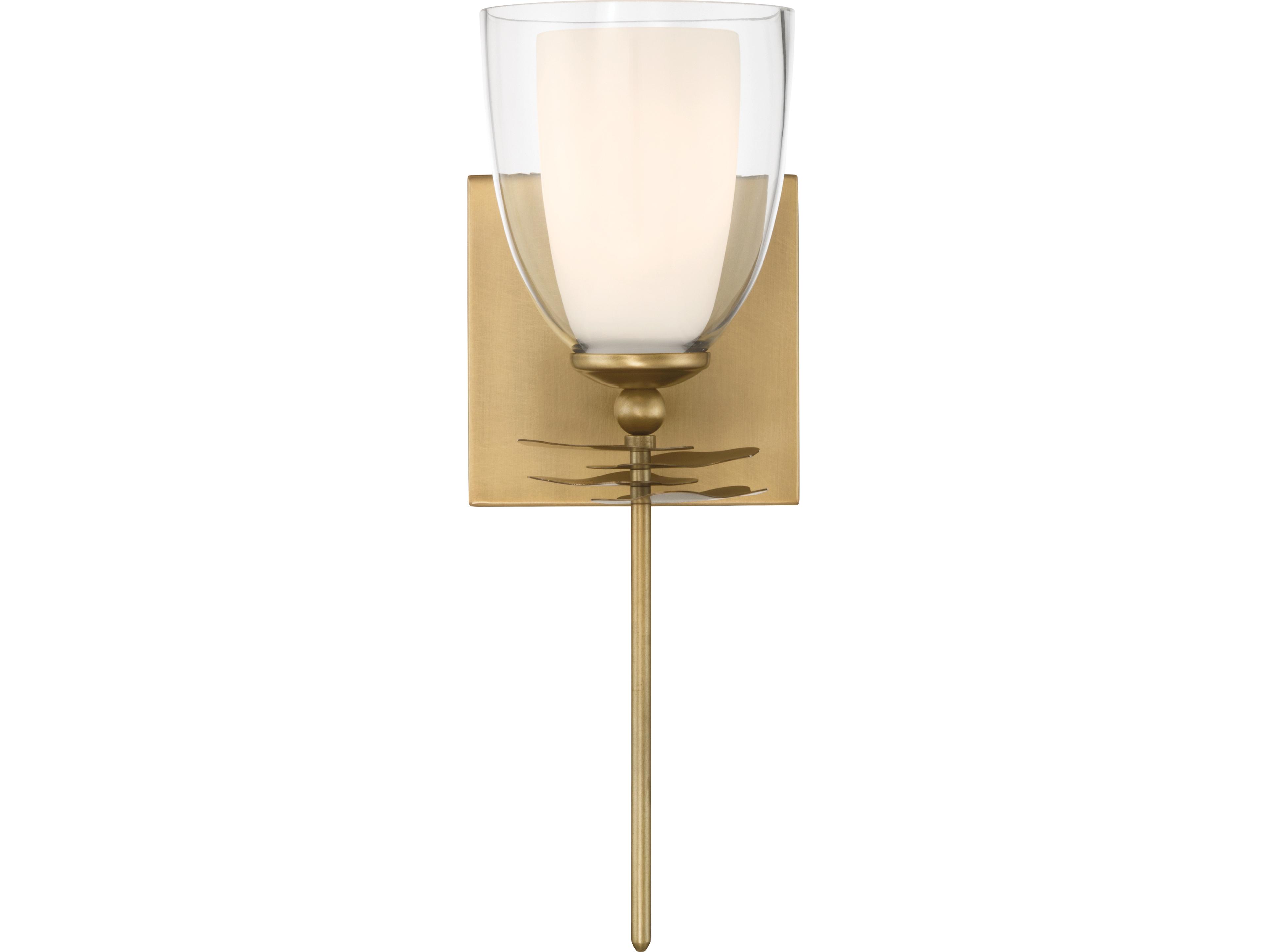 Minka Lavery Elowen 1-Light Legacy Brass Wall Sconce