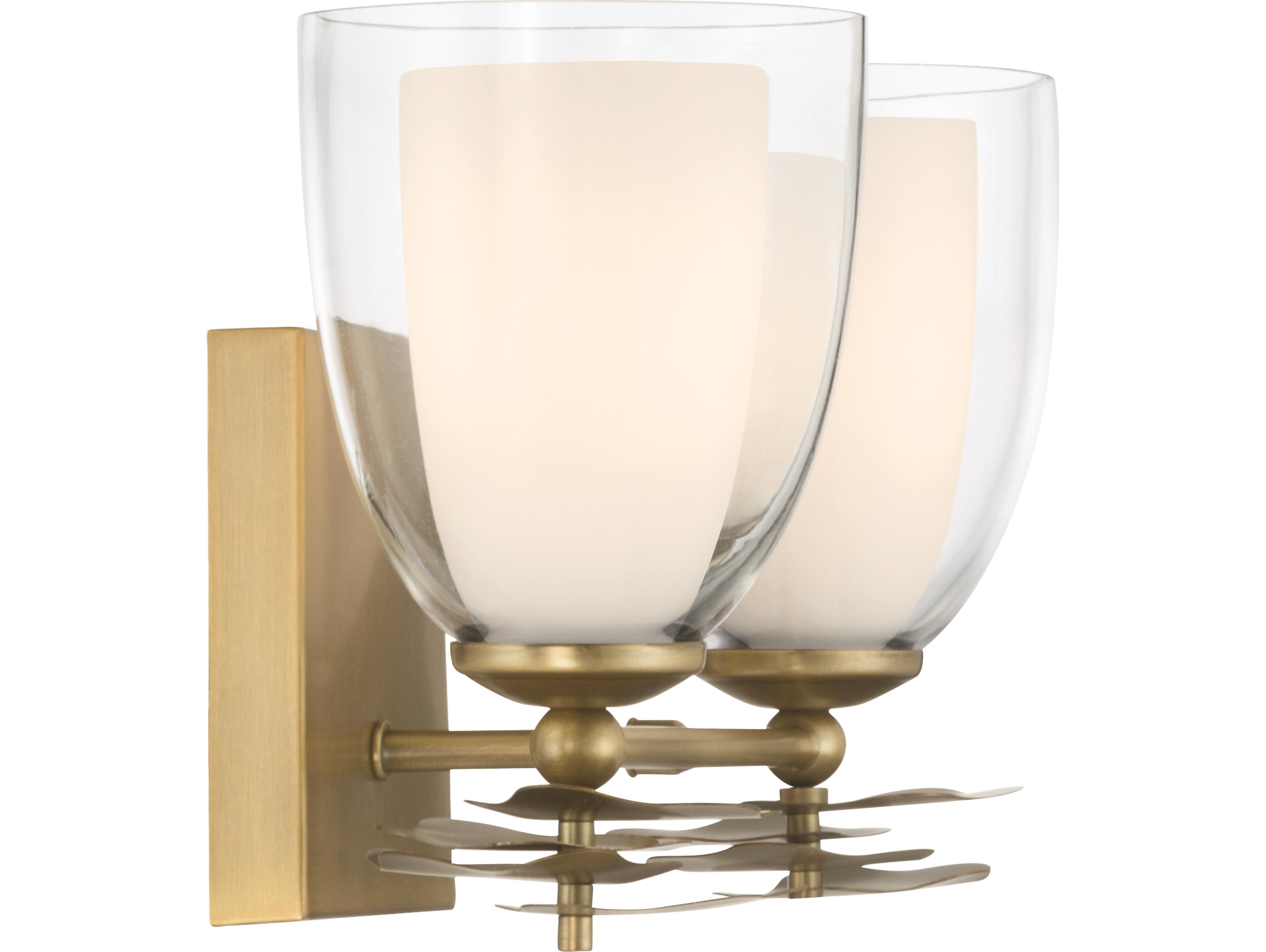 Minka Lavery Elowen 2-Light Legacy Brass Vanity Light
