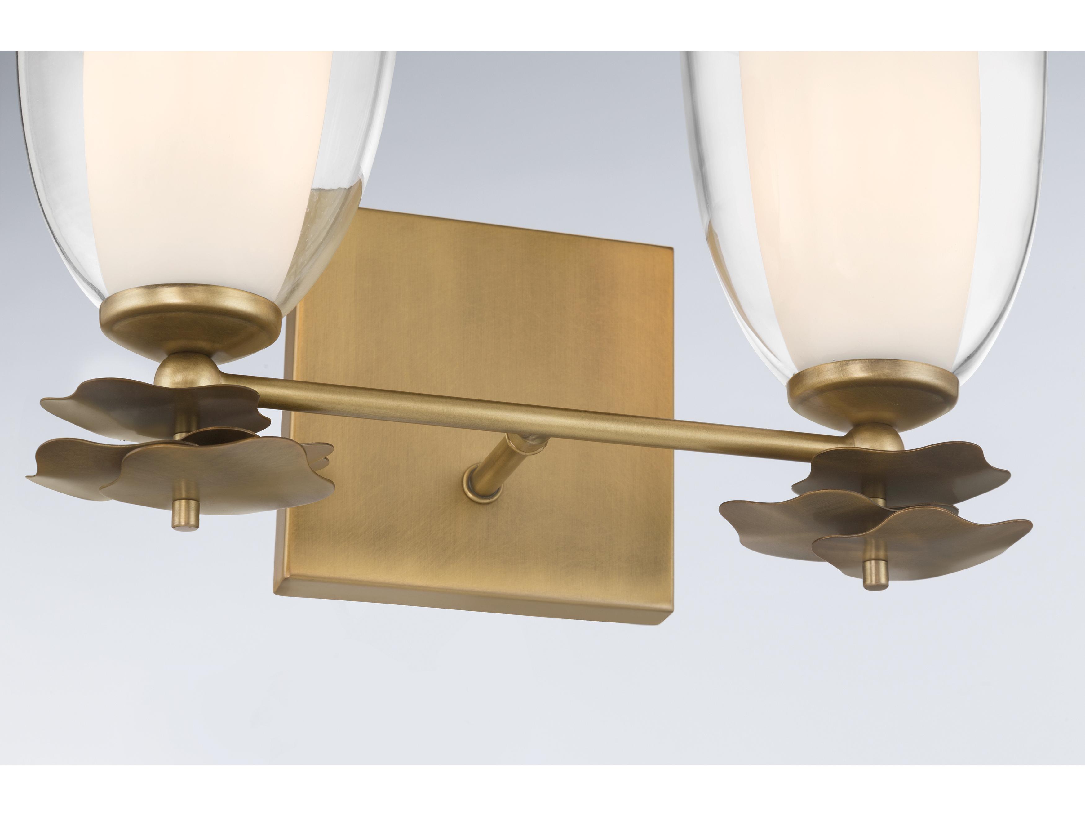 Minka Lavery Elowen 2-Light Legacy Brass Vanity Light