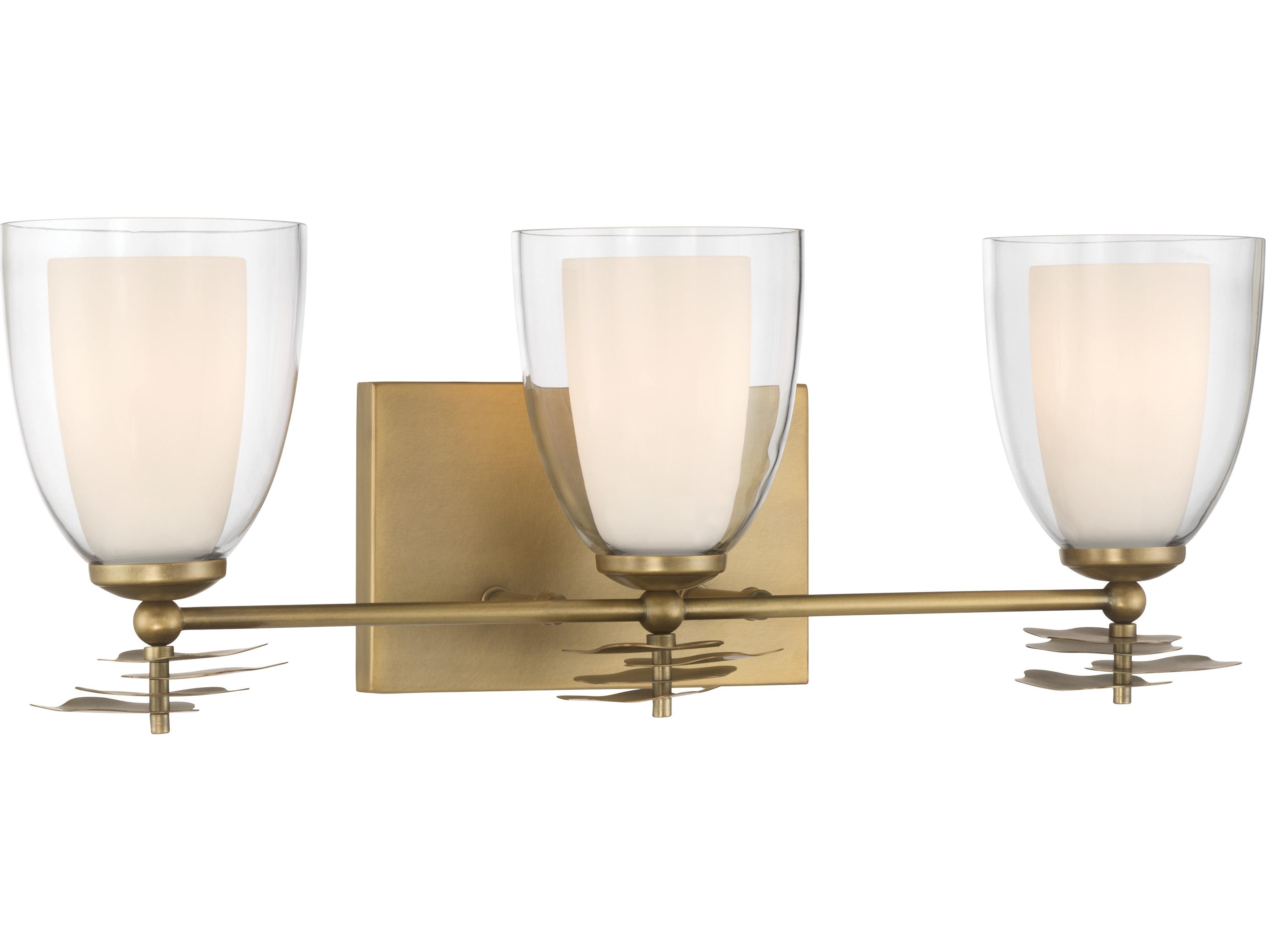 Minka Lavery Elowen 3-Light Legacy Brass Vanity Light