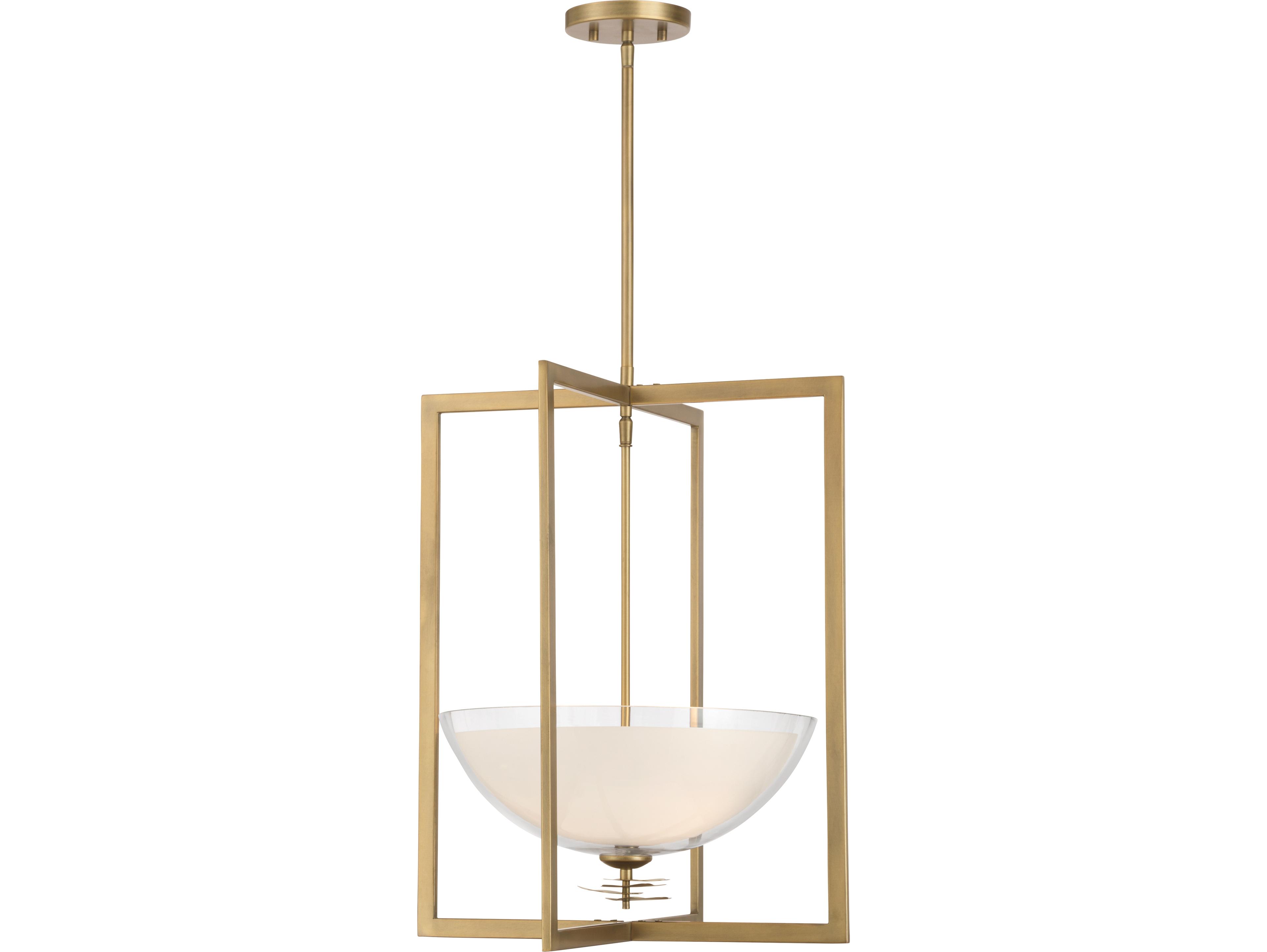 Minka Lavery Elowen 3-Light Legacy Brass Bowl Pendant