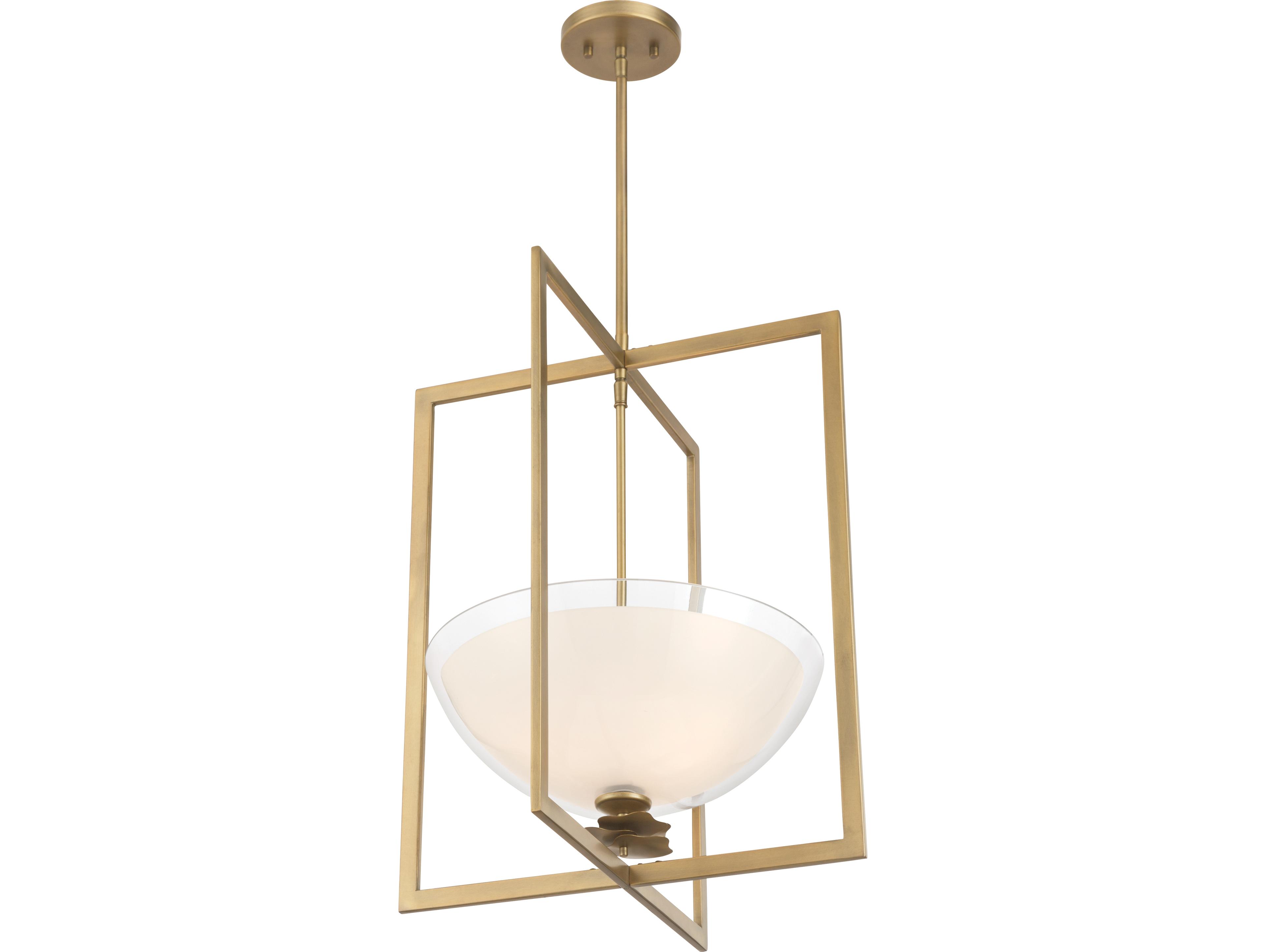 Minka Lavery Elowen 3-Light Legacy Brass Bowl Pendant