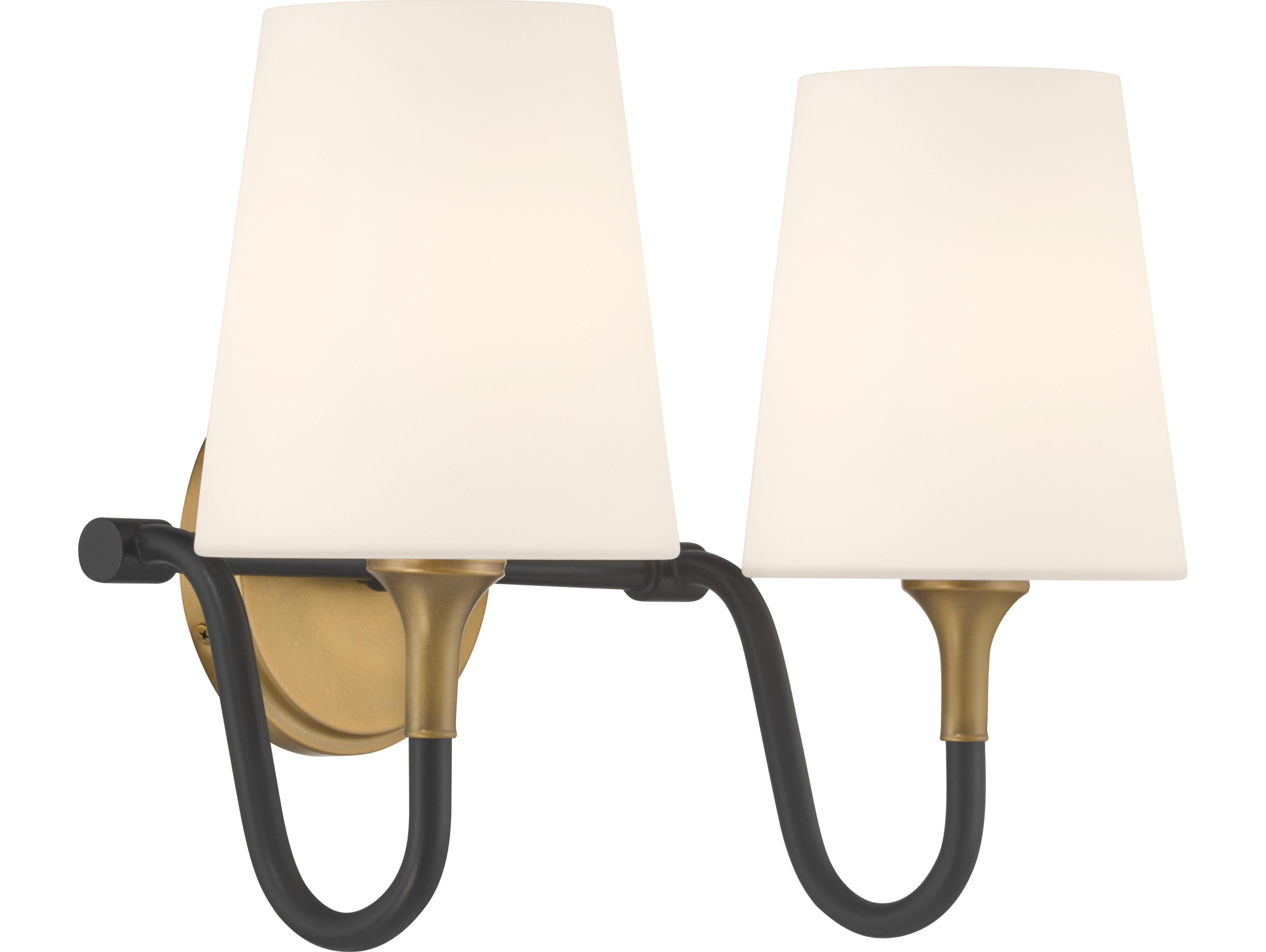 Minka Lavery Brienne 2-Light Legacy Brass Vanity Light