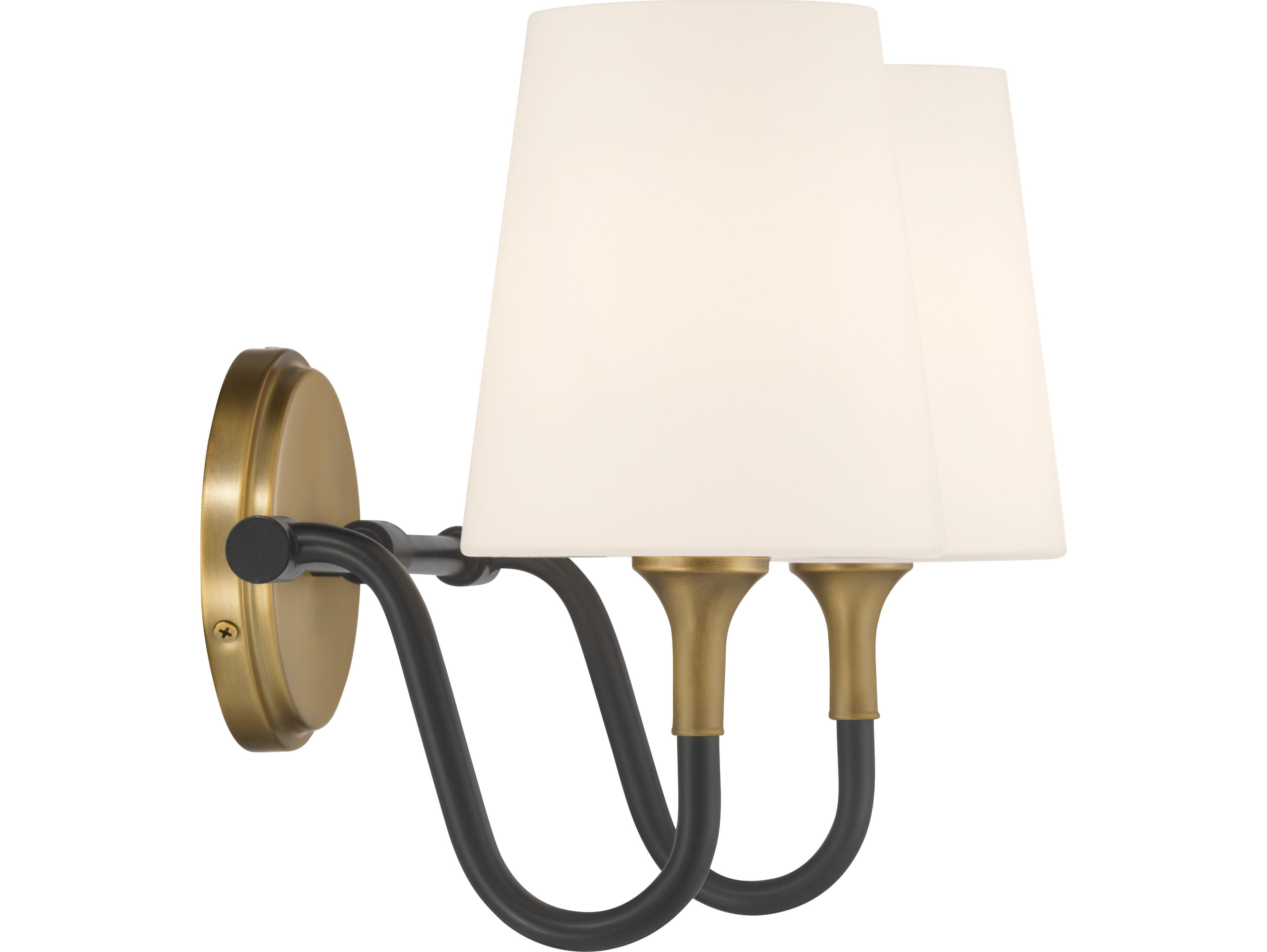 Minka Lavery Brienne 2-Light Legacy Brass Vanity Light