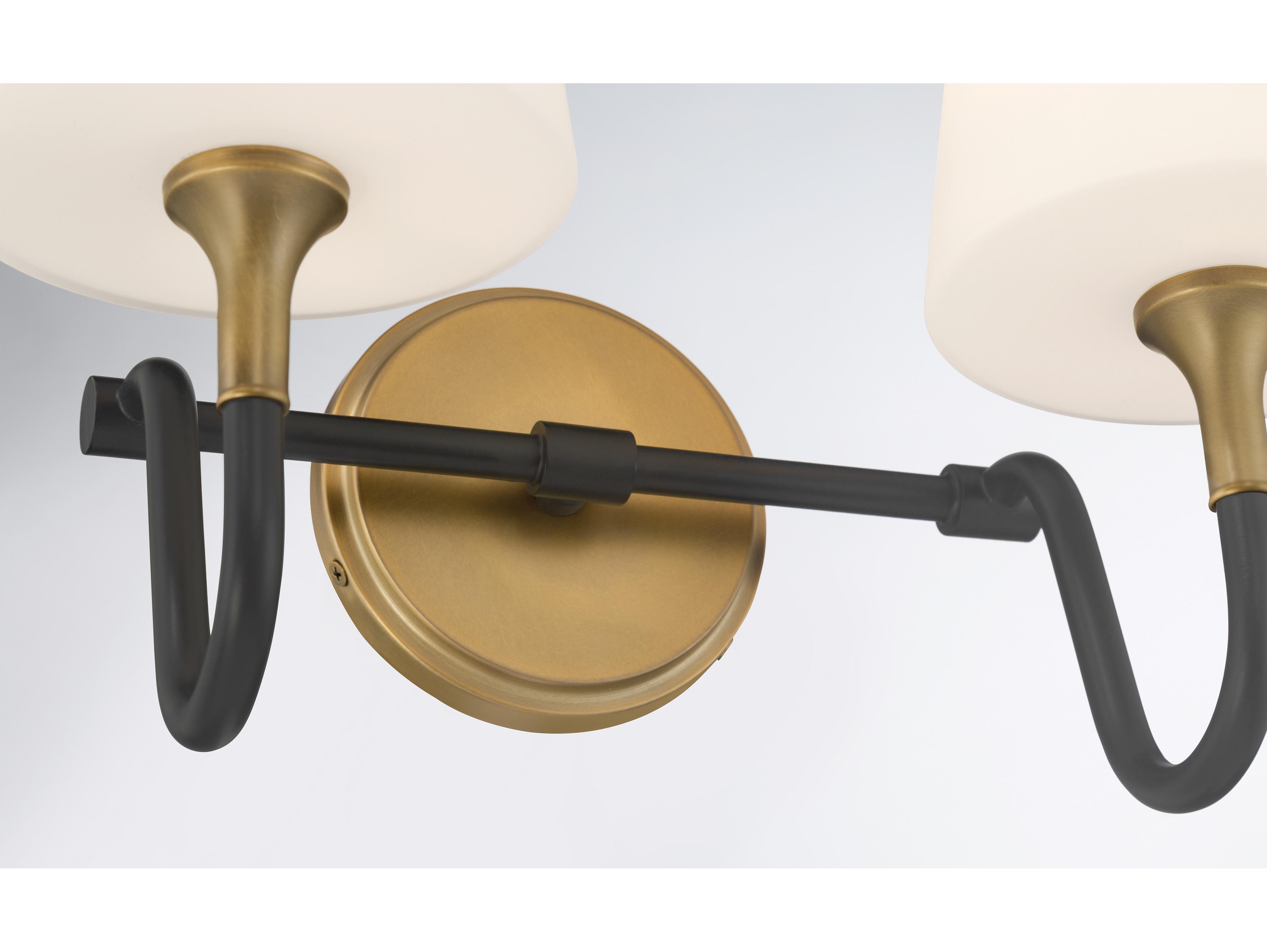 Minka Lavery Brienne 2-Light Legacy Brass Vanity Light