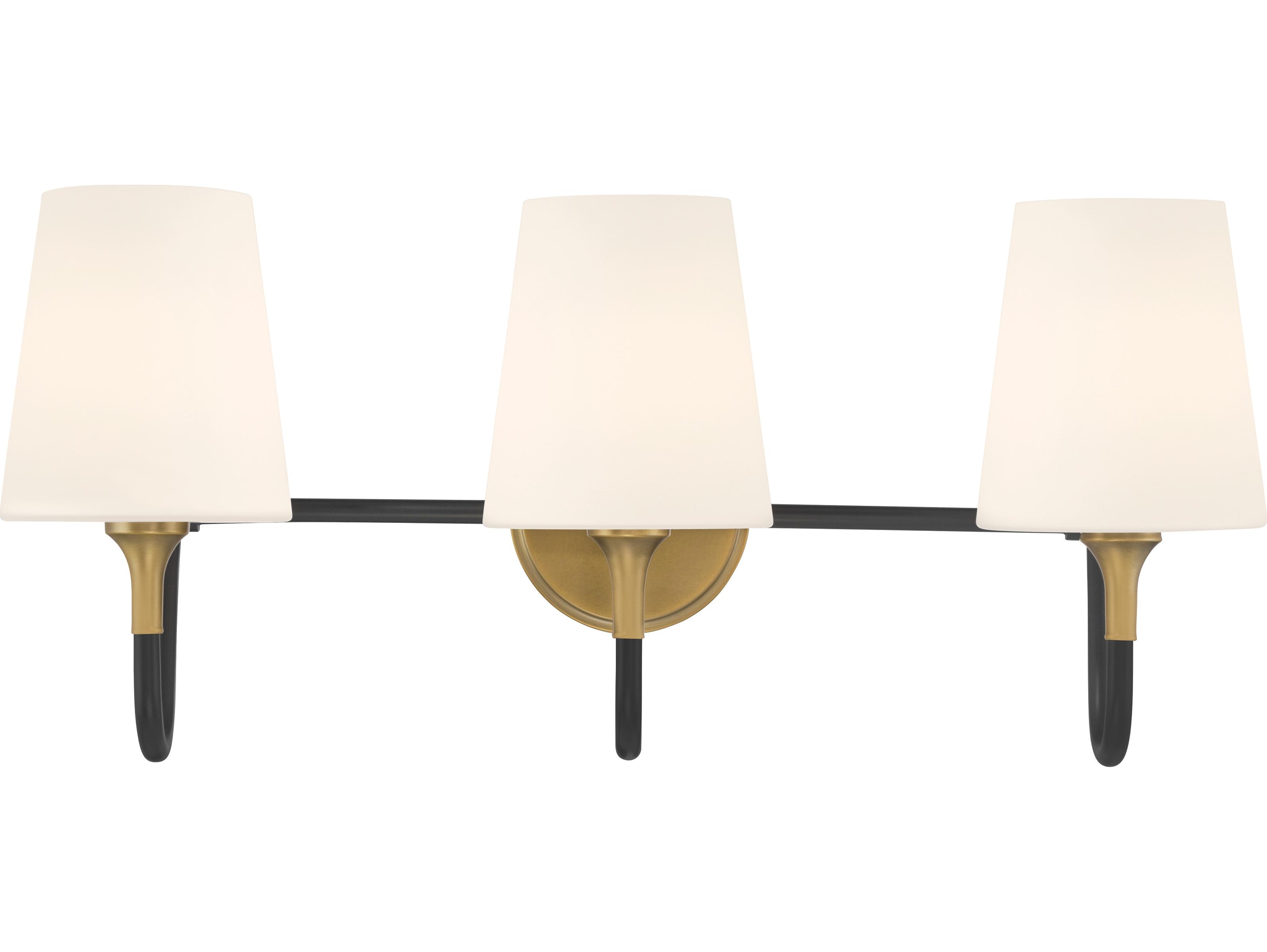 Minka Lavery Brienne 3-Light Legacy Brass Vanity Light