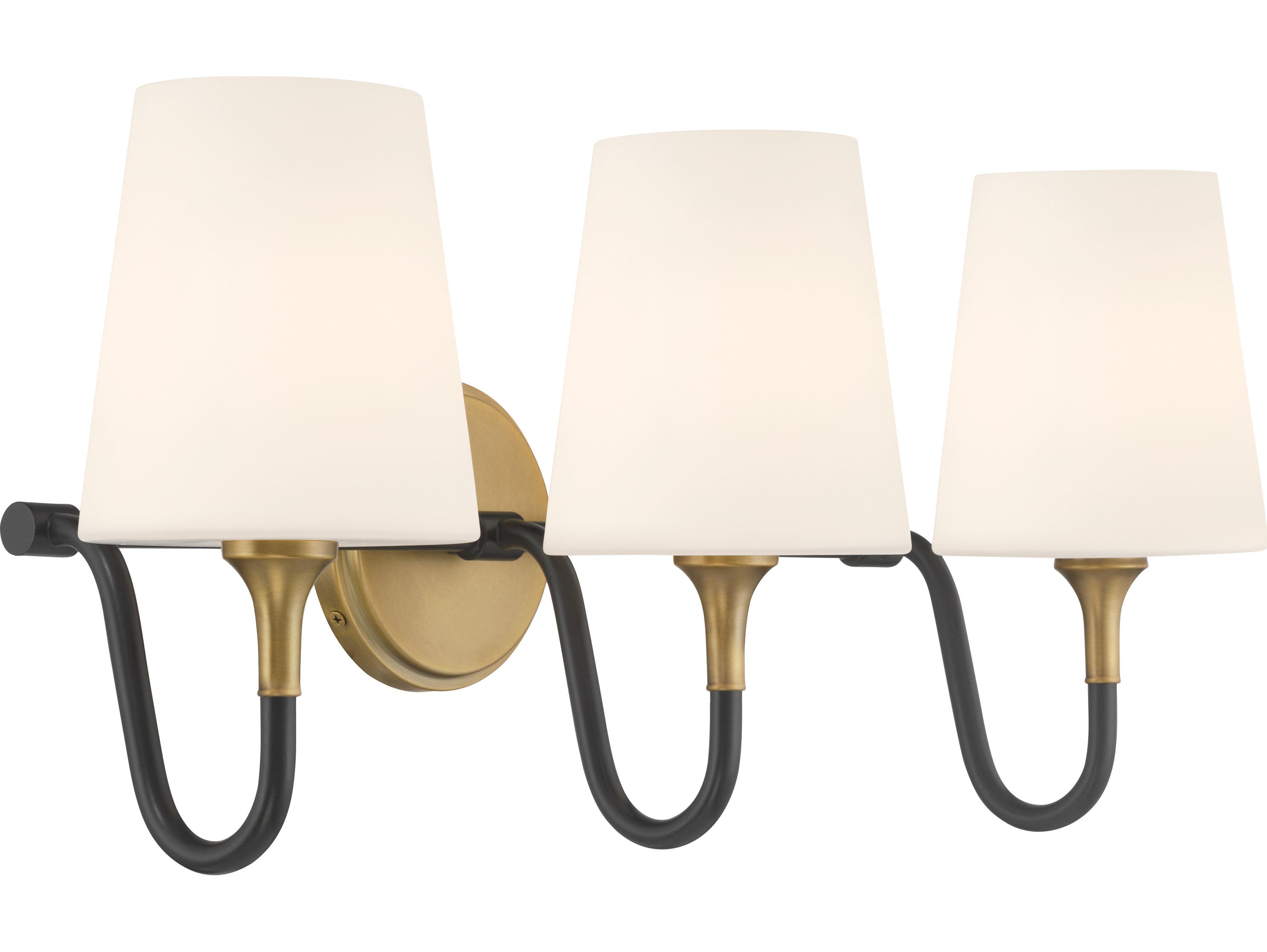 Minka Lavery Brienne 3-Light Legacy Brass Vanity Light
