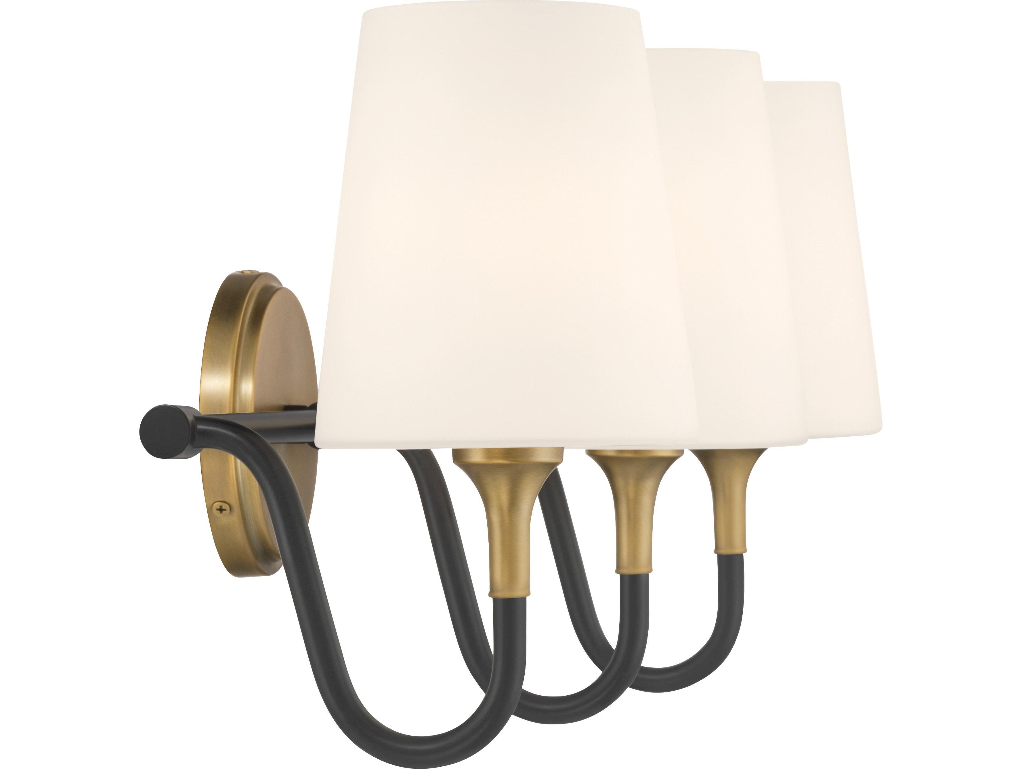Minka Lavery Brienne 3-Light Legacy Brass Vanity Light