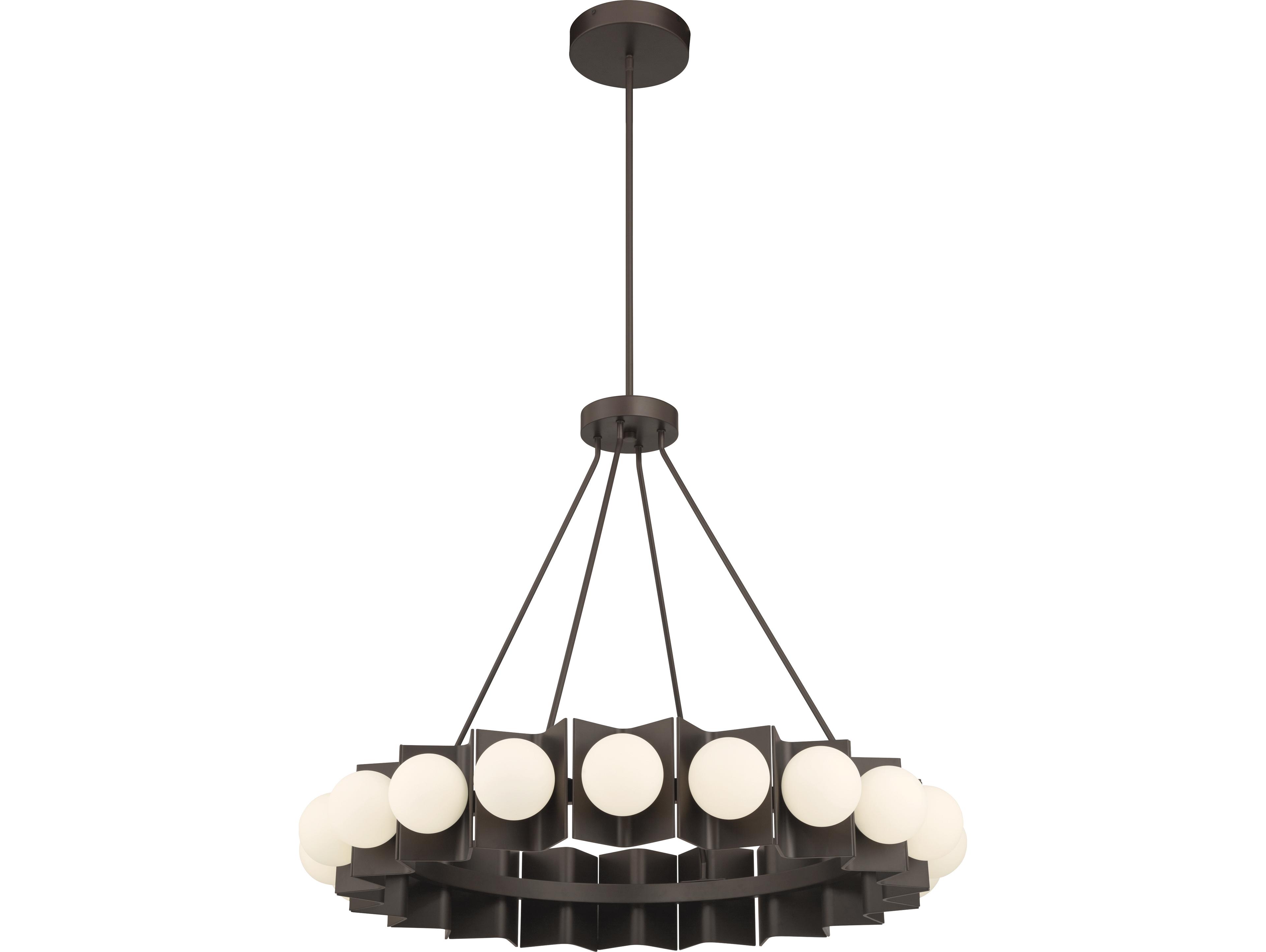 Minka Lavery Vestra Dark Bronze Round Pendant