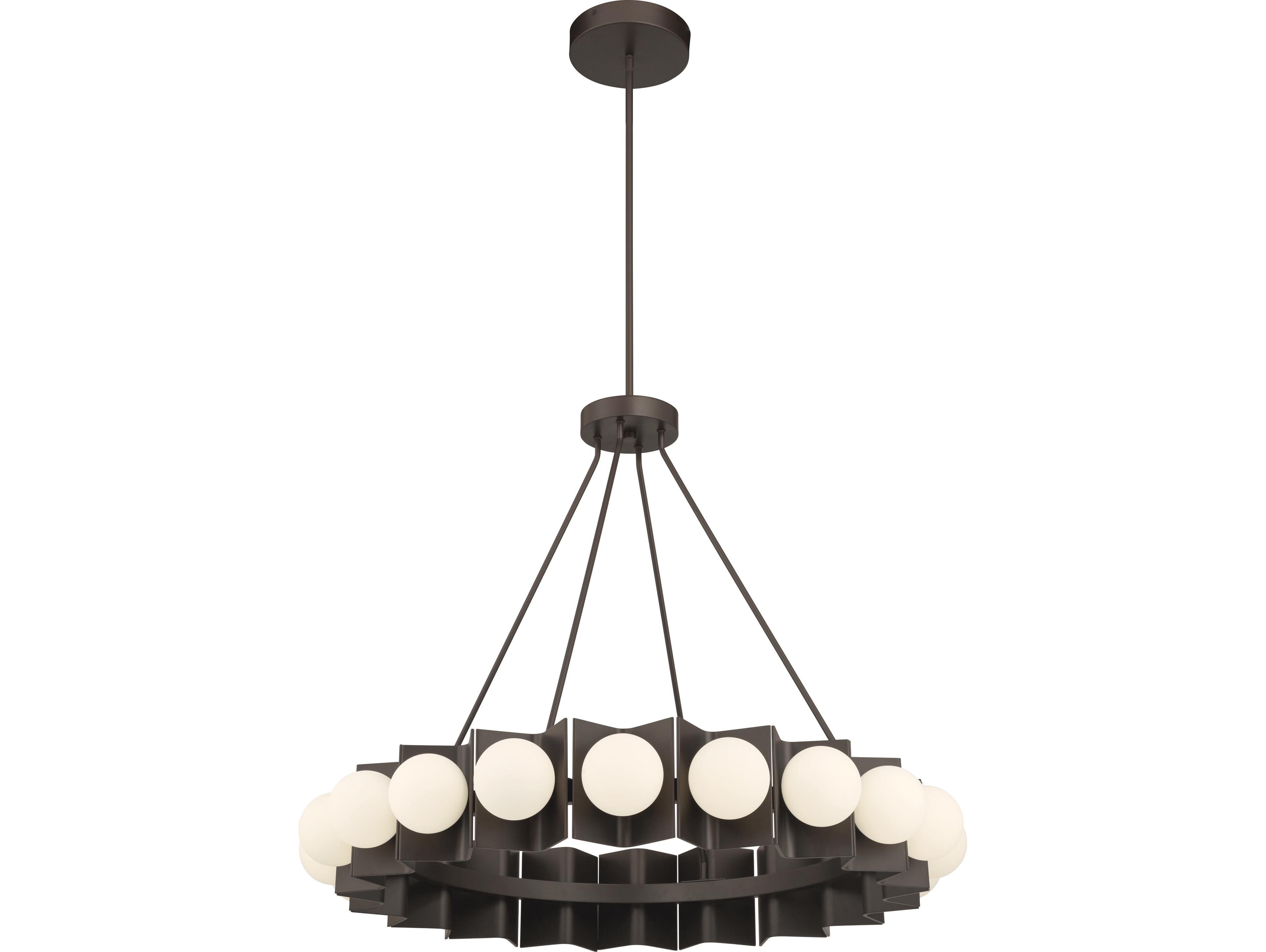 Minka Lavery Vestra Dark Bronze Round Pendant