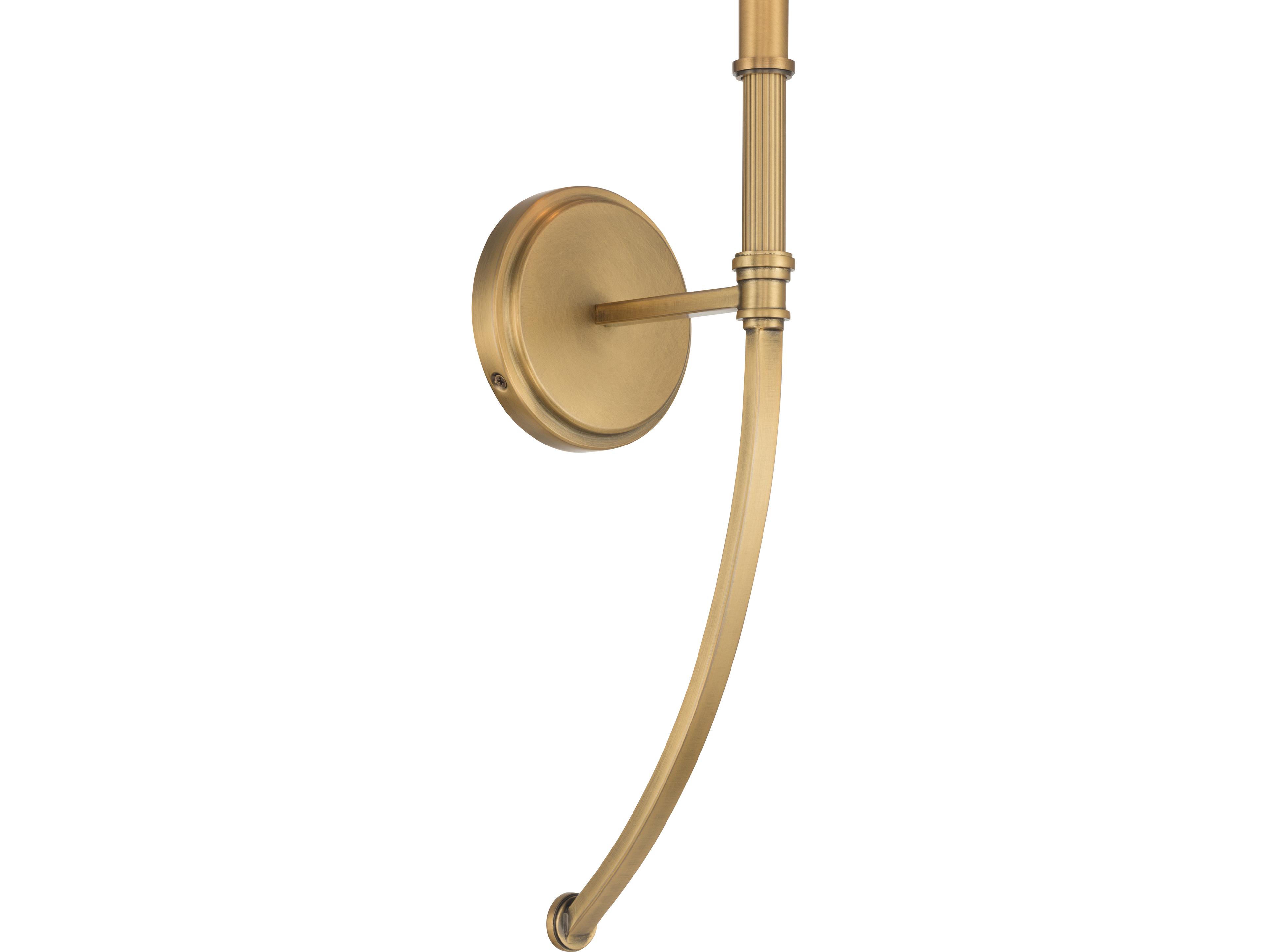 Minka Lavery Molvene 1-Light Legacy Brass Wall Sconce