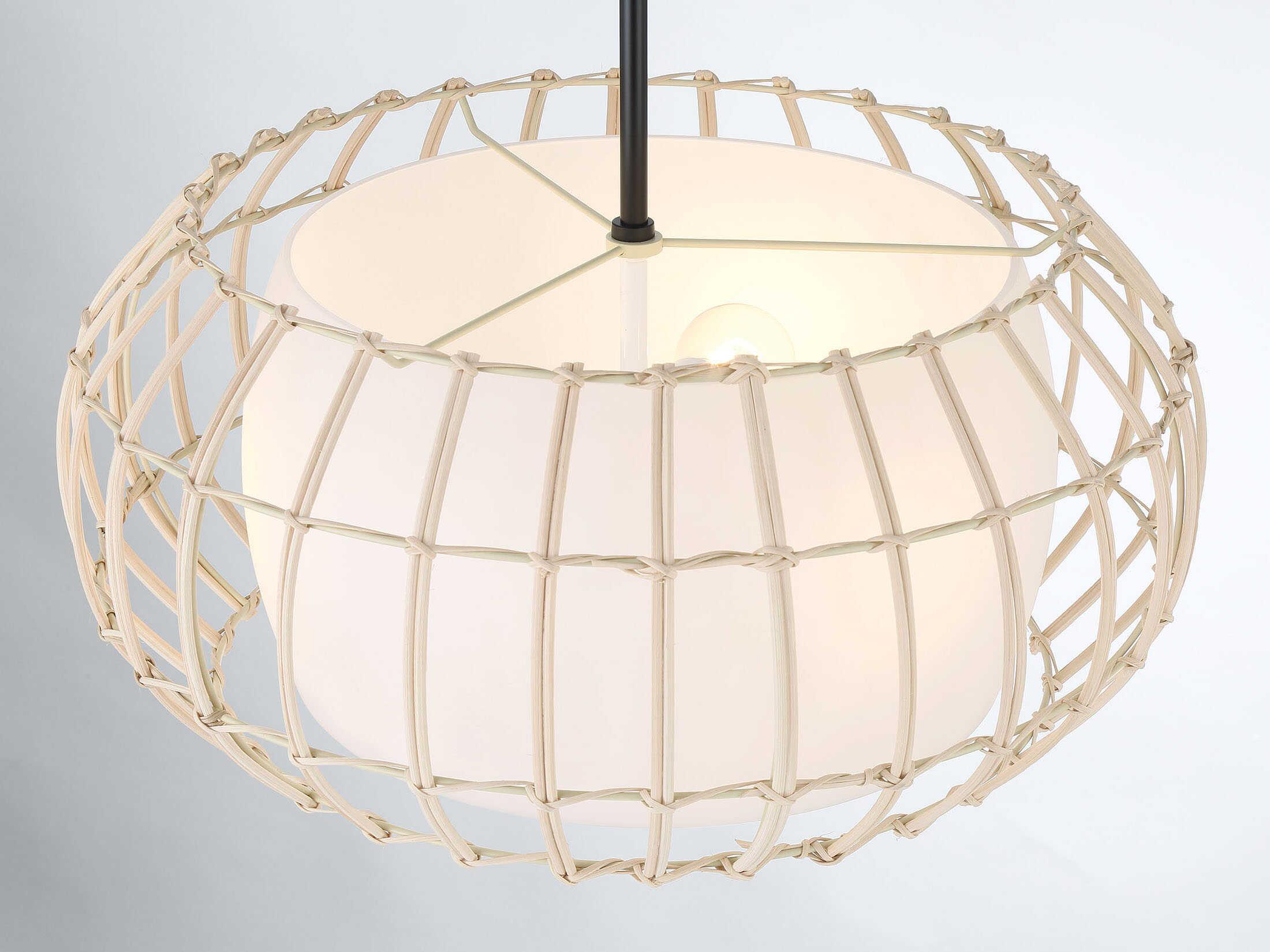 Minka Lavery Watermill 3-Light Coal Black Glass Drum Pendant