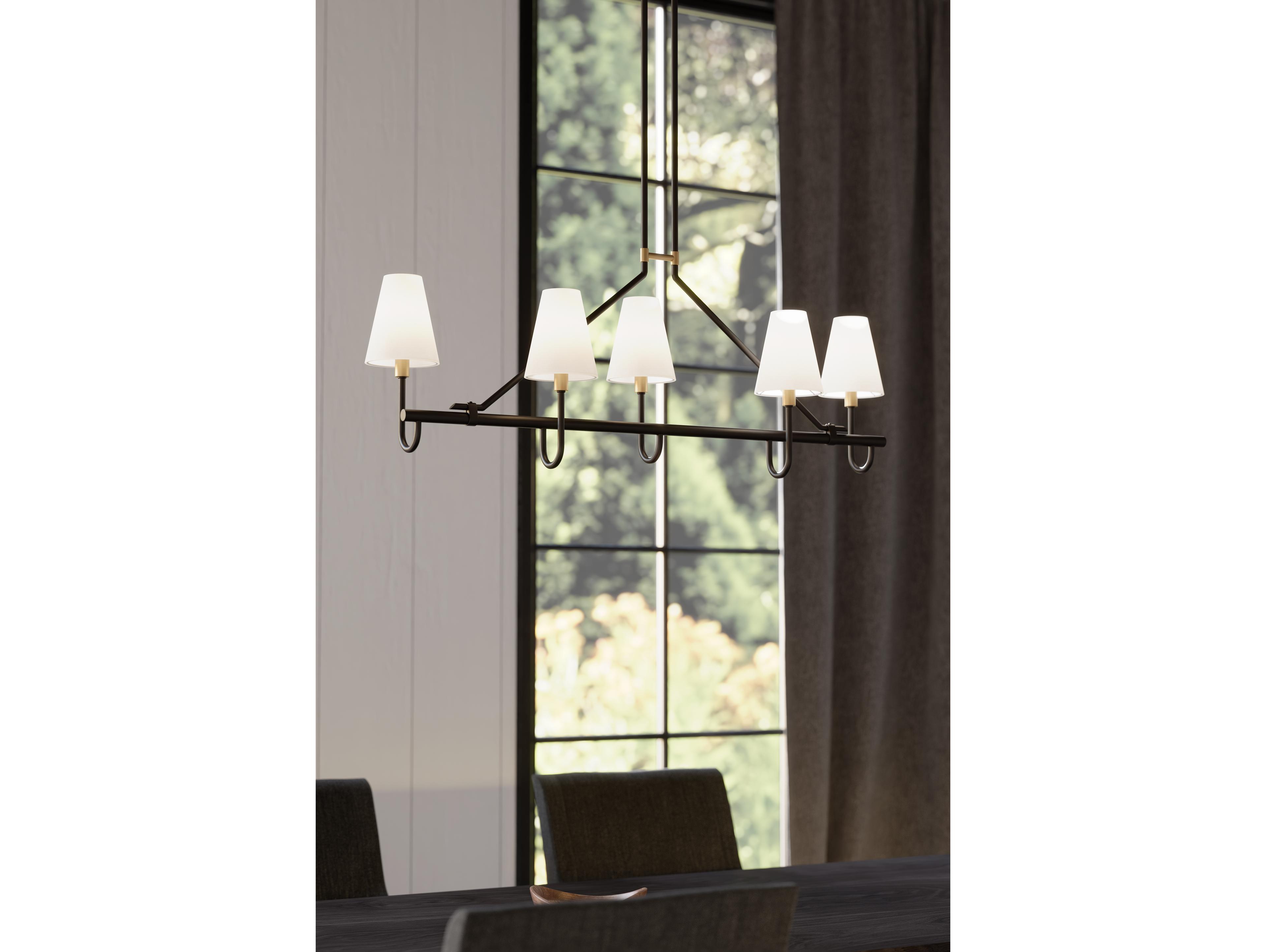 Minka Lavery Bellforge 5-Light Legacy Brass Island Pendant