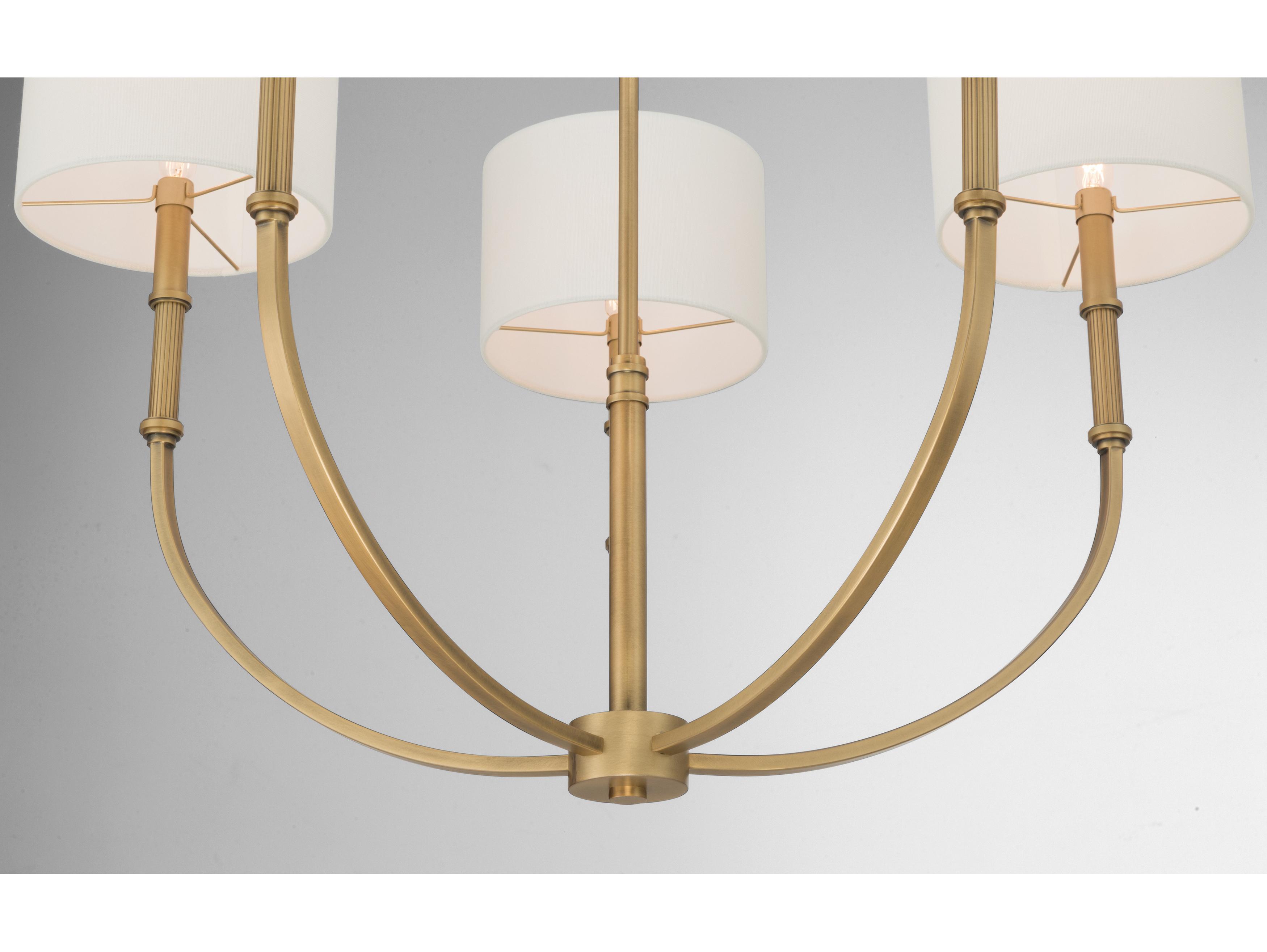 Minka Lavery Molvene 5-Light Legacy Brass Drum Chandelier