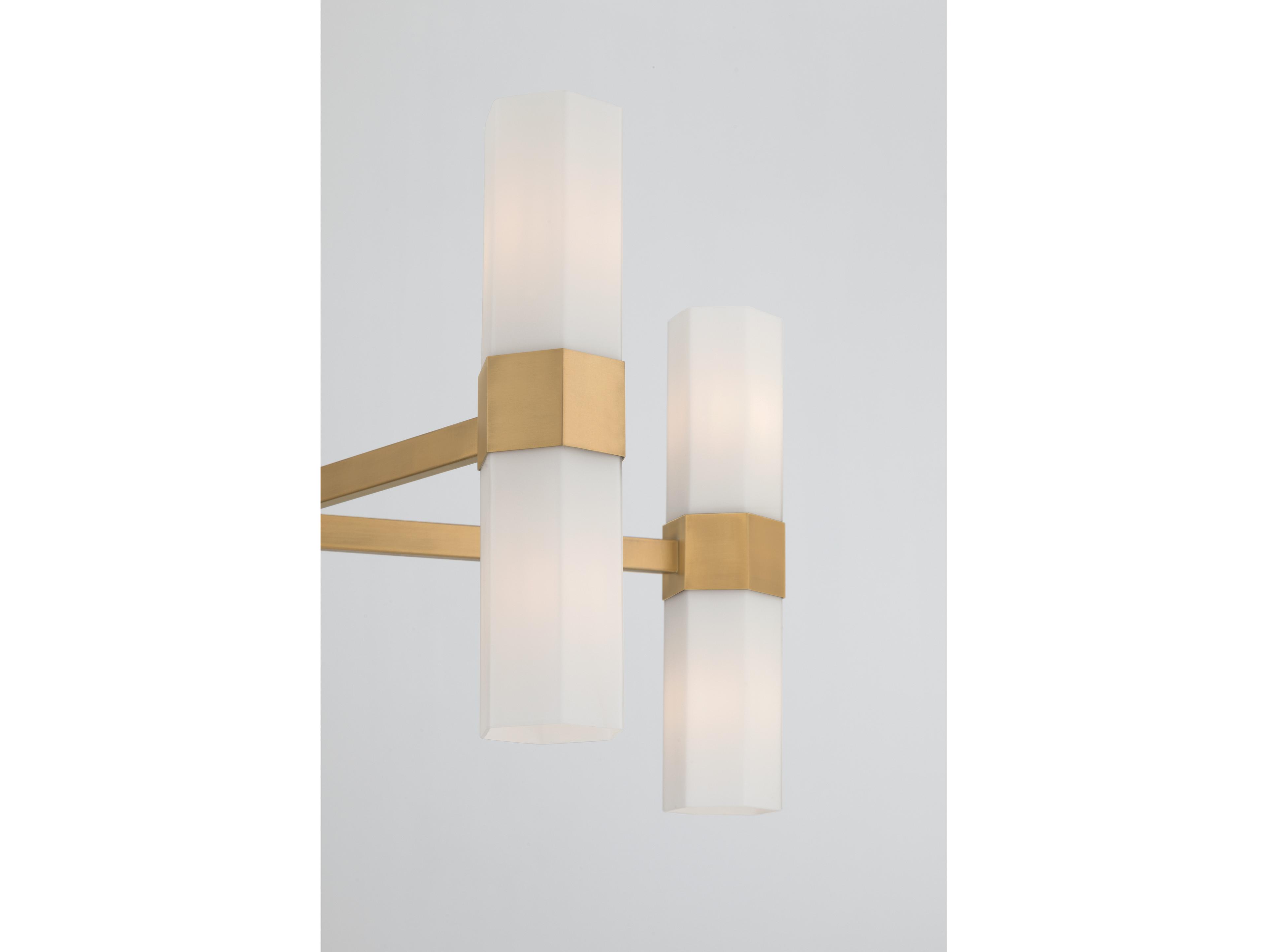 Minka Lavery Delgada 10-Light Legacy Brass Cylinder Chandelier
