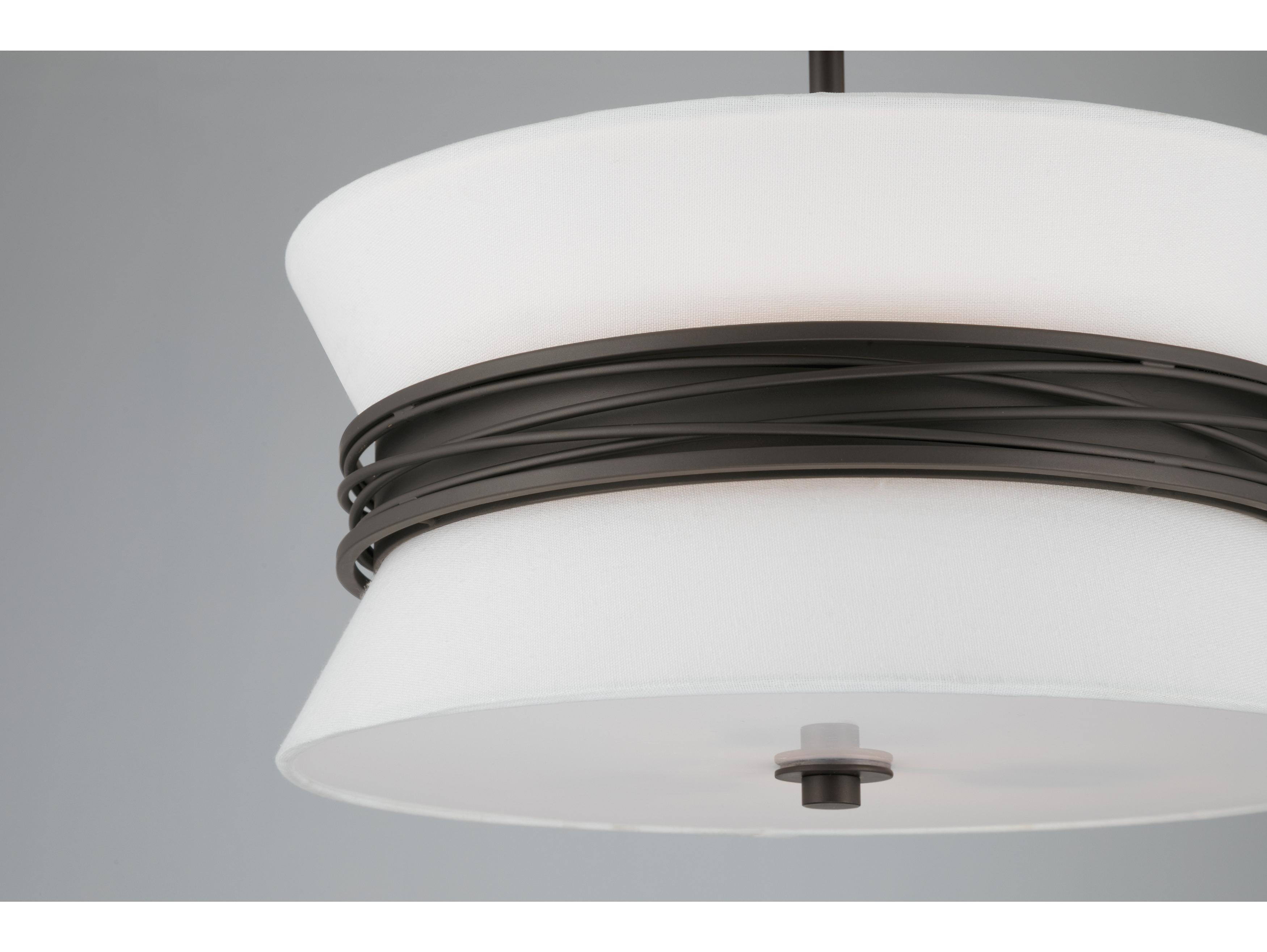 Minka Lavery Dalvor 3-Light Dark Bronze Semi Flush Mount