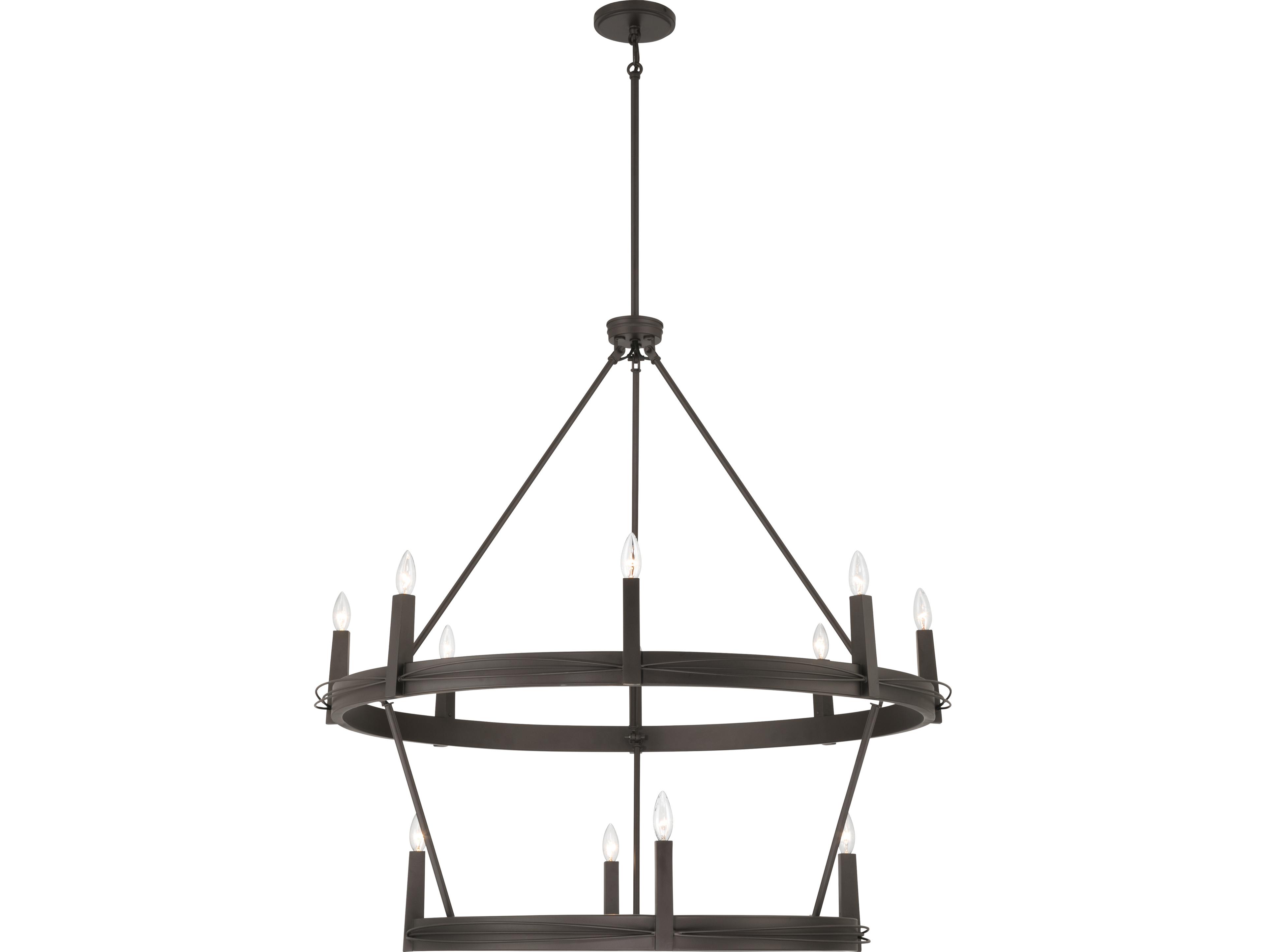 Minka Lavery Dalvor 12-Light Dark Bronze Chandelier