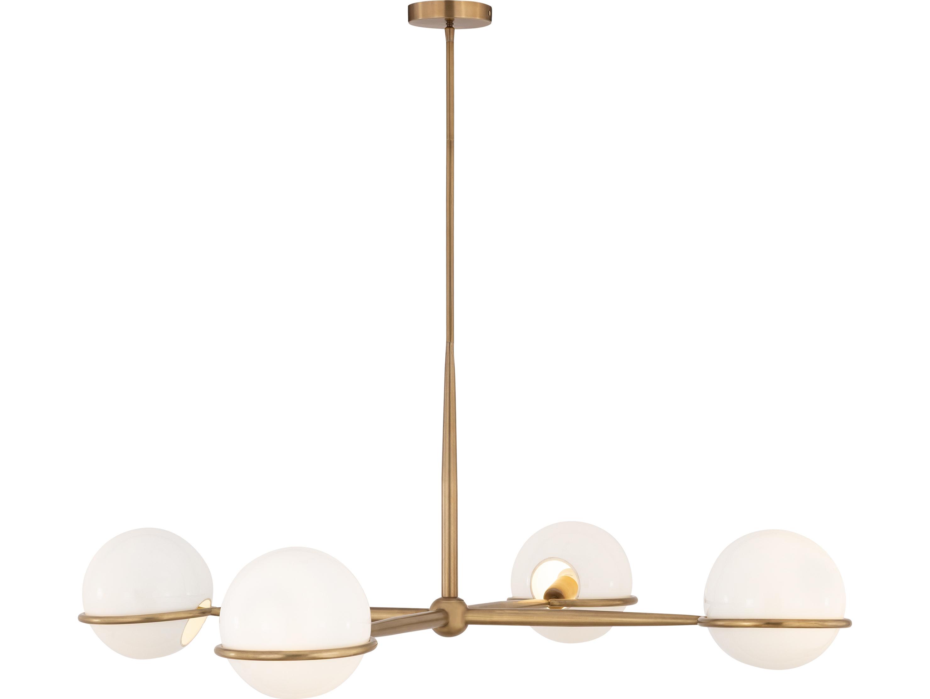 Minka Lavery Orstyn 4-Light Legacy Brass Globe Chandelier