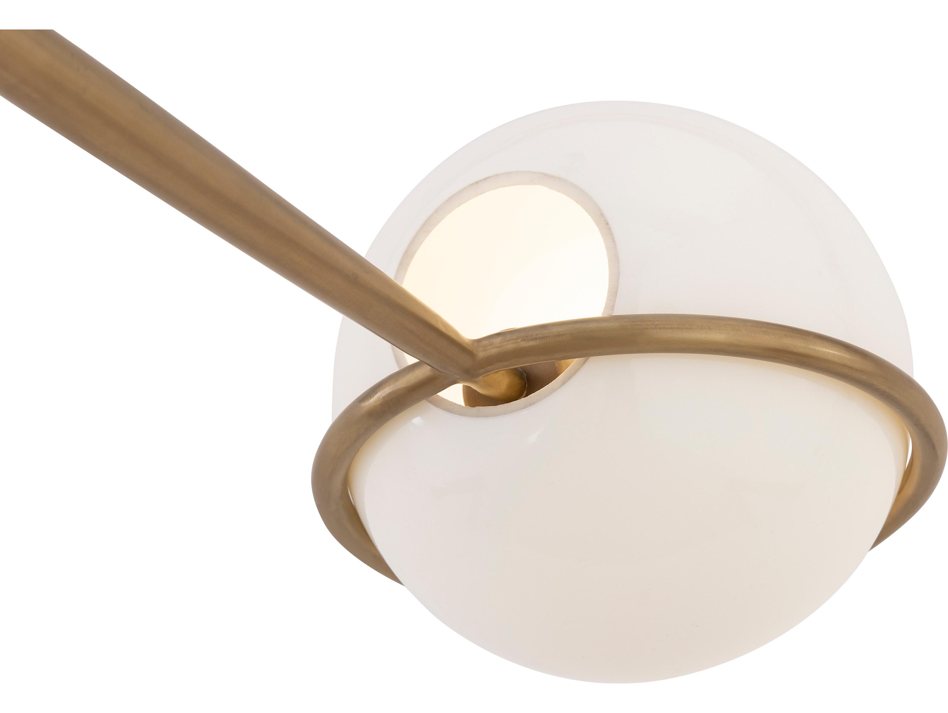 Minka Lavery Orstyn 4-Light Legacy Brass Globe Chandelier