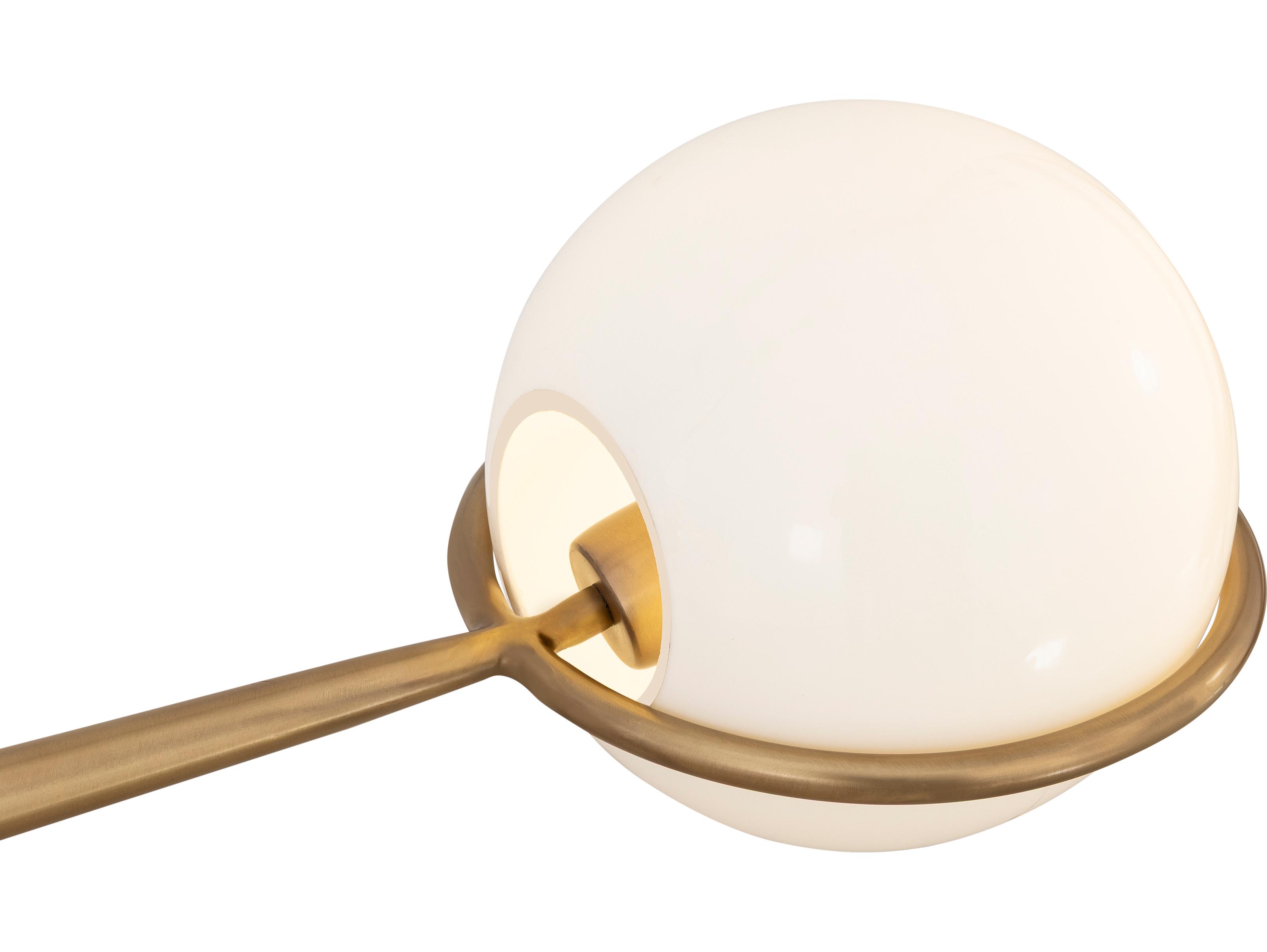 Minka Lavery Orstyn 2-Light Legacy Brass Globe Island Pendant