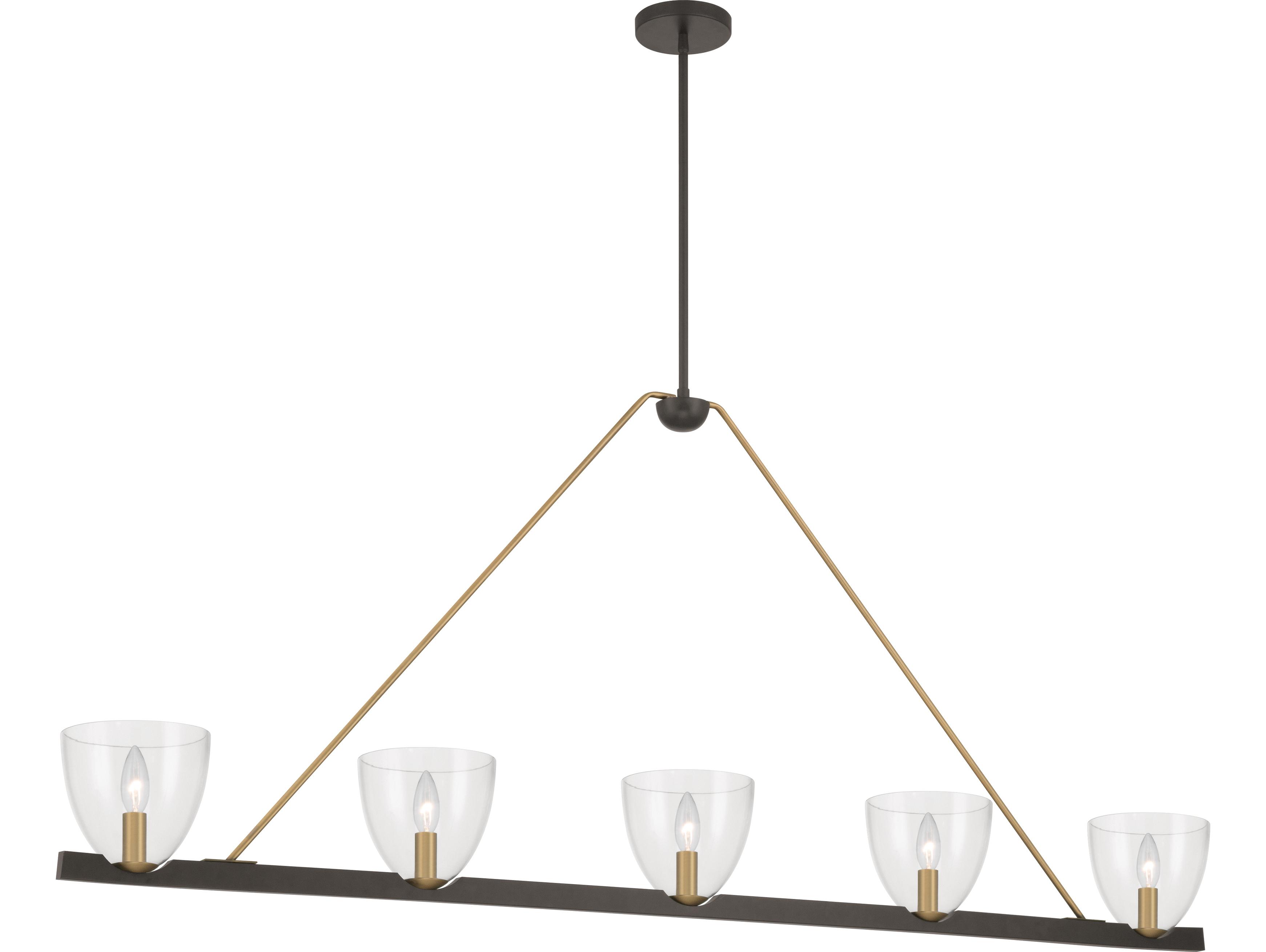 Minka Lavery Noellea 5-Light Dark Bronze Bowl Island Pendant