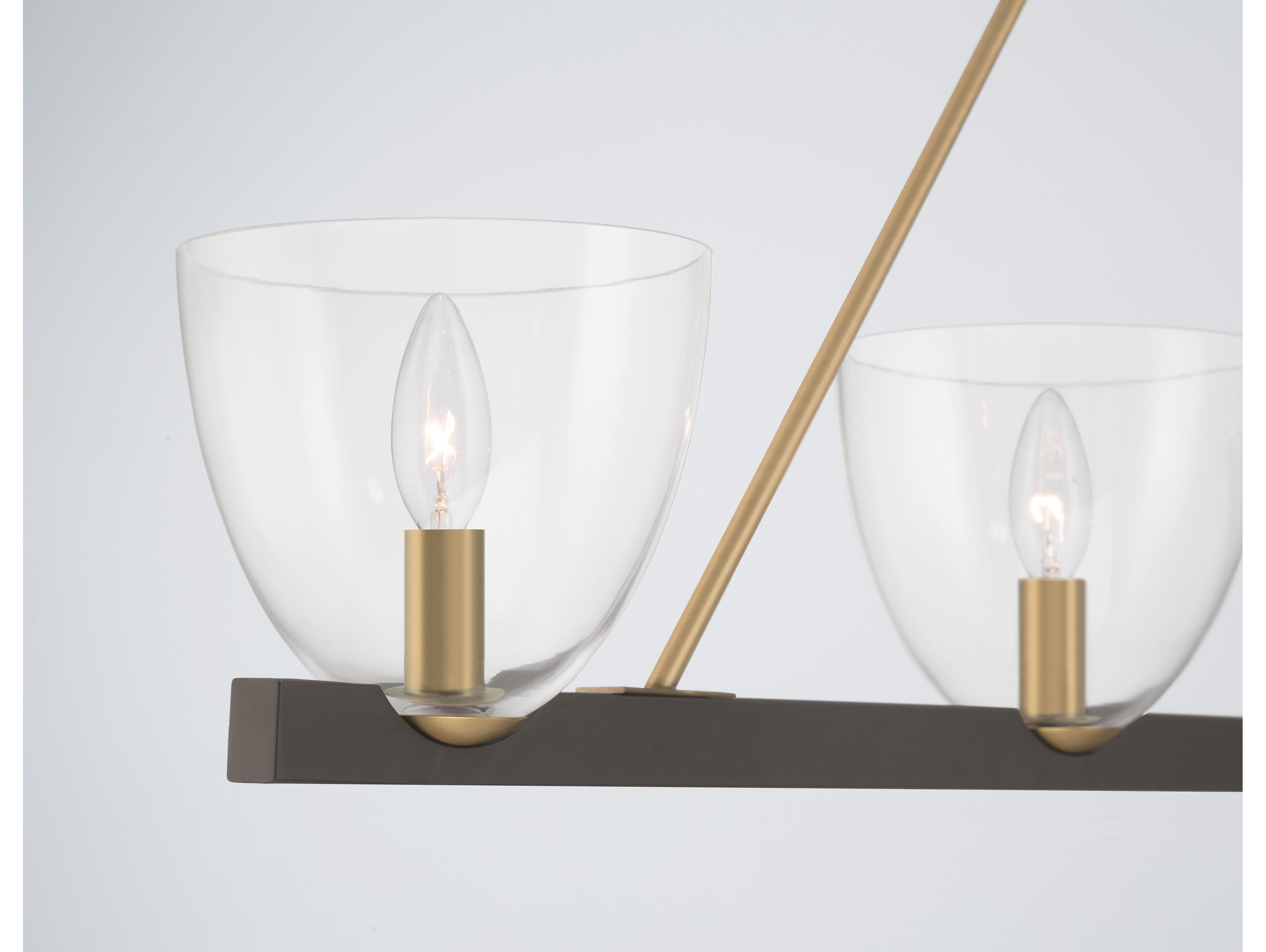 Minka Lavery Noellea 5-Light Dark Bronze Bowl Island Pendant